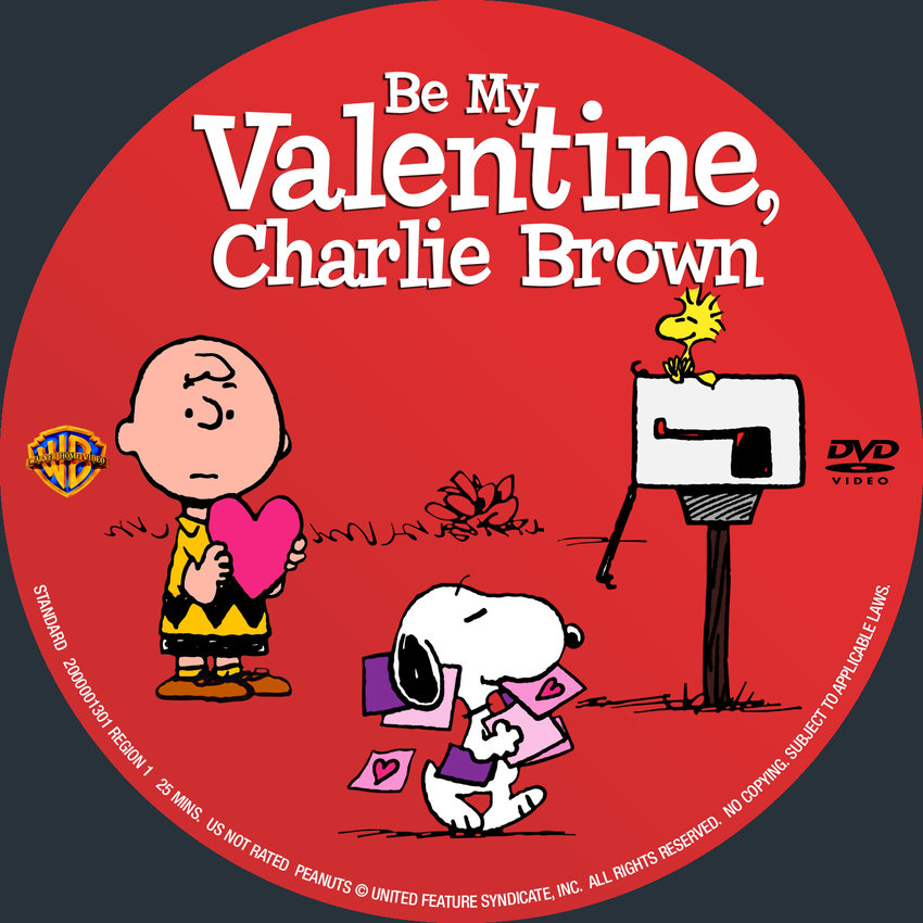 Be My Valentine Charlie Brown Label Dvd Covers Cover Century Over 500 000 Album Art Covers For Free