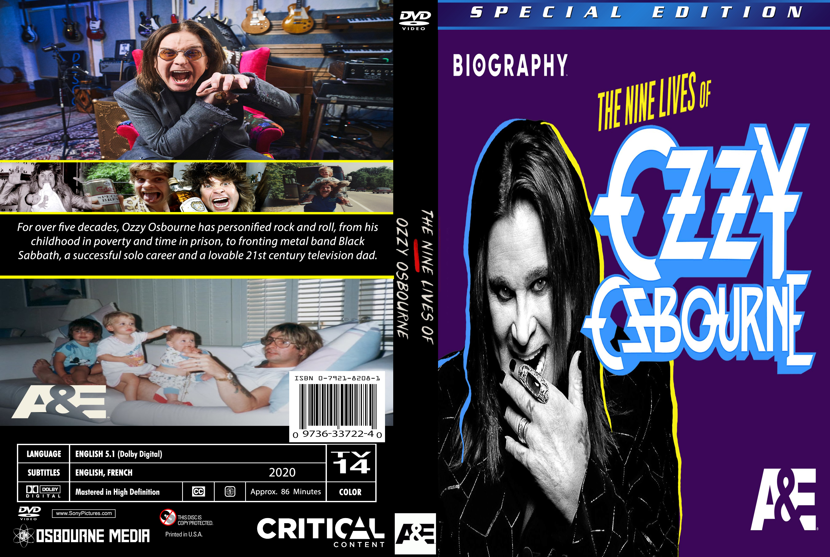 biography the nine lives of ozzy osbourne