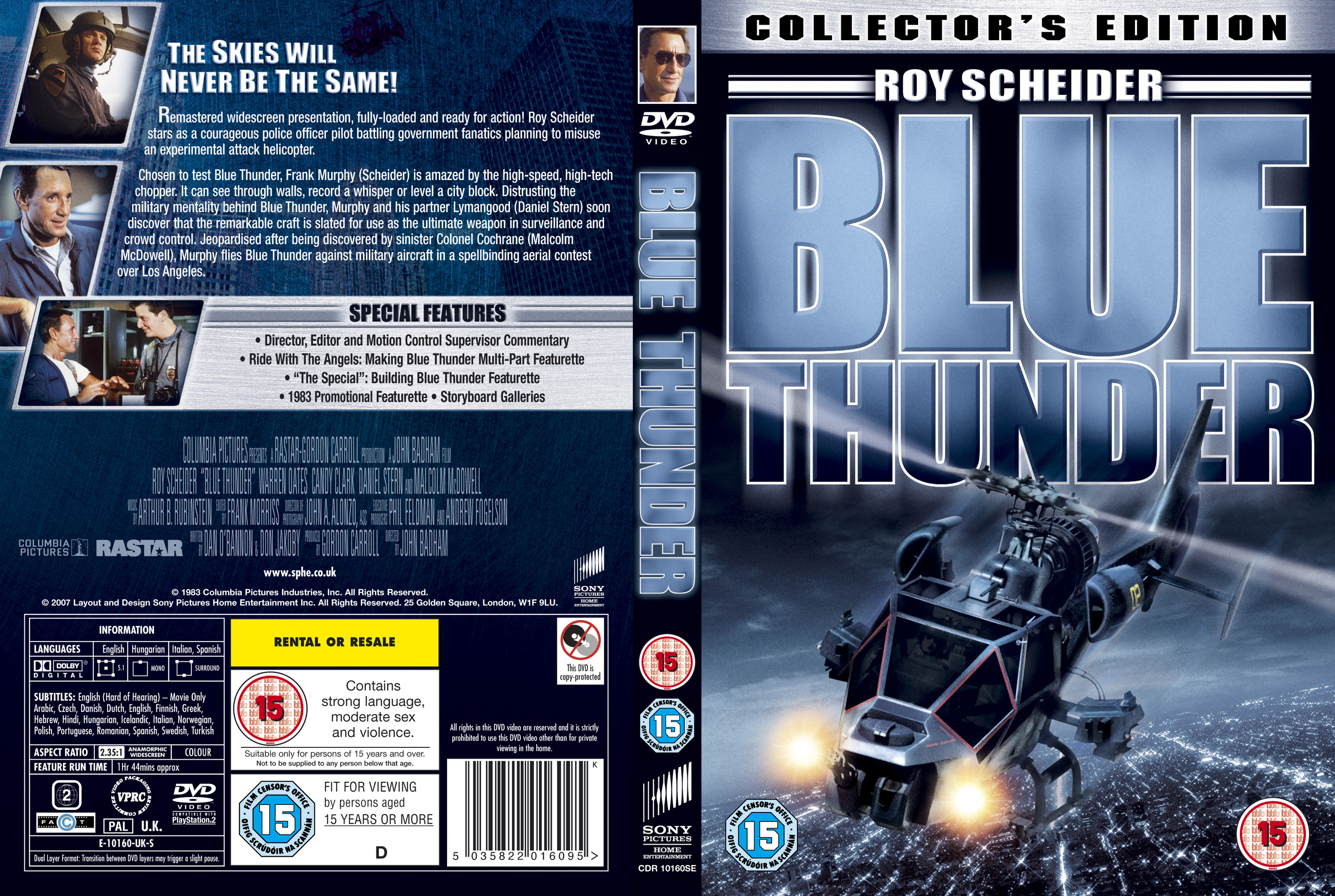 Blue Thunder, DVD Covers, Cover Century