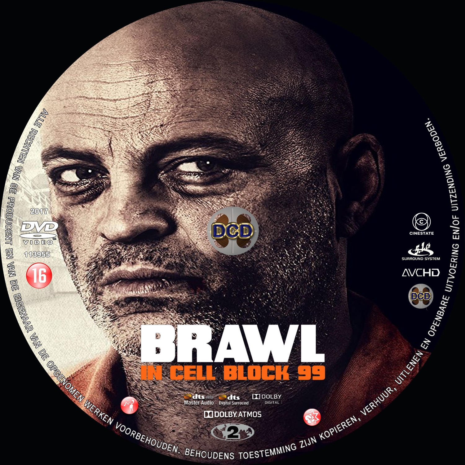 Brawl In Cell Block 99 (2017) DVD Cover CD | DVD Covers | Cover Century ...