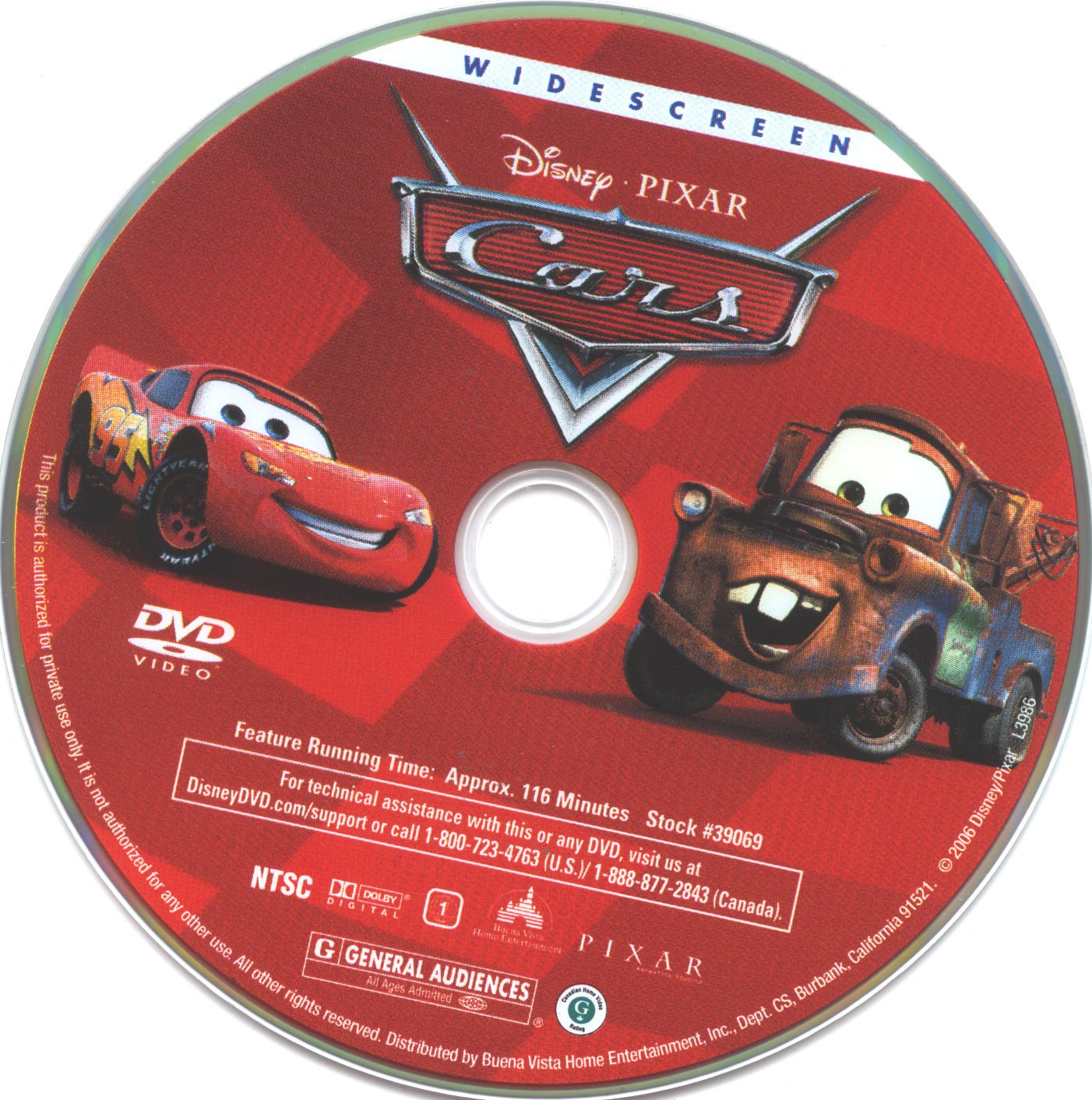 Cars 2006 R1 Label 2 | DVD Covers | Cover Century | Over 1.000.000 ...