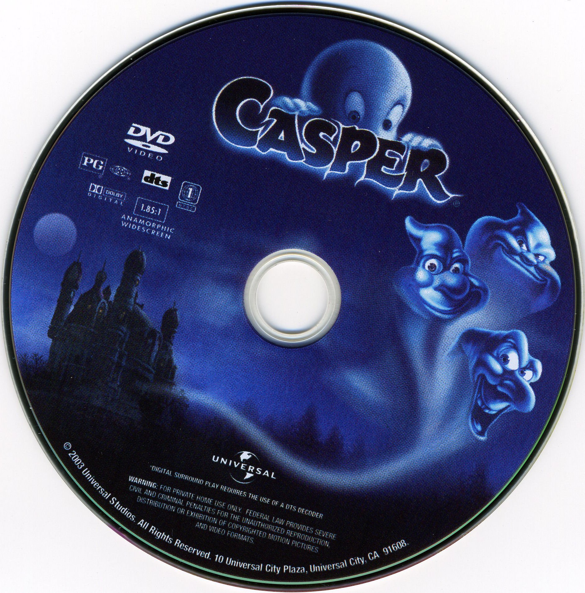 Casper 1995 R1 Label | DVD Covers | Cover Century | Over 1.000.000 ...