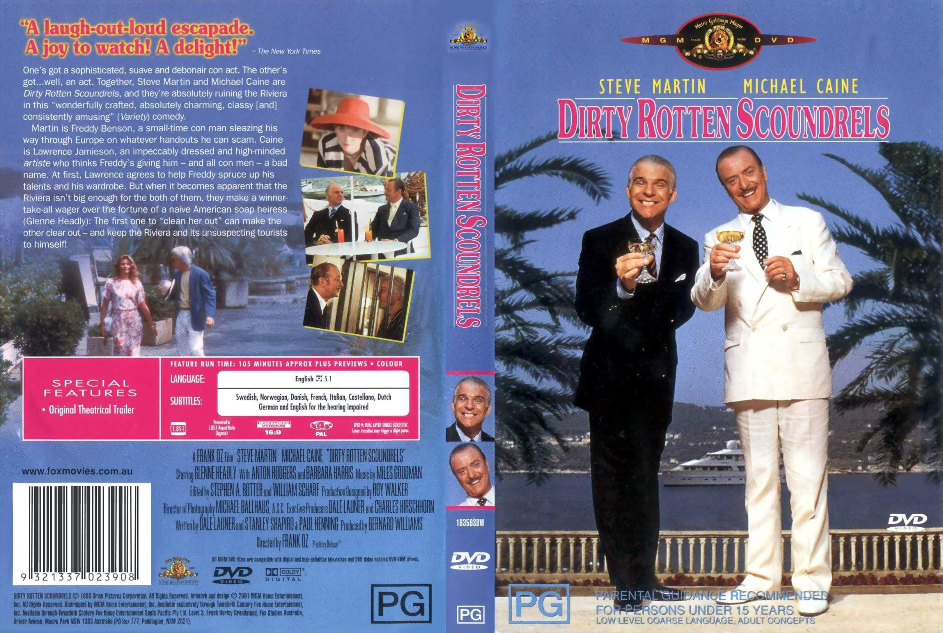 Dirty Rotten Scoundrels 1988 | DVD Covers | Cover Century | Over 1.000. ...