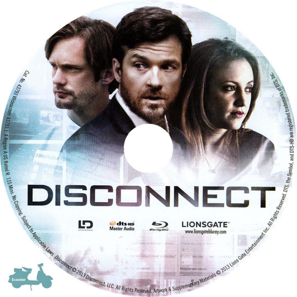 Disconnect 2013 Scanned Bluray Label | DVD Covers | Cover Century ...