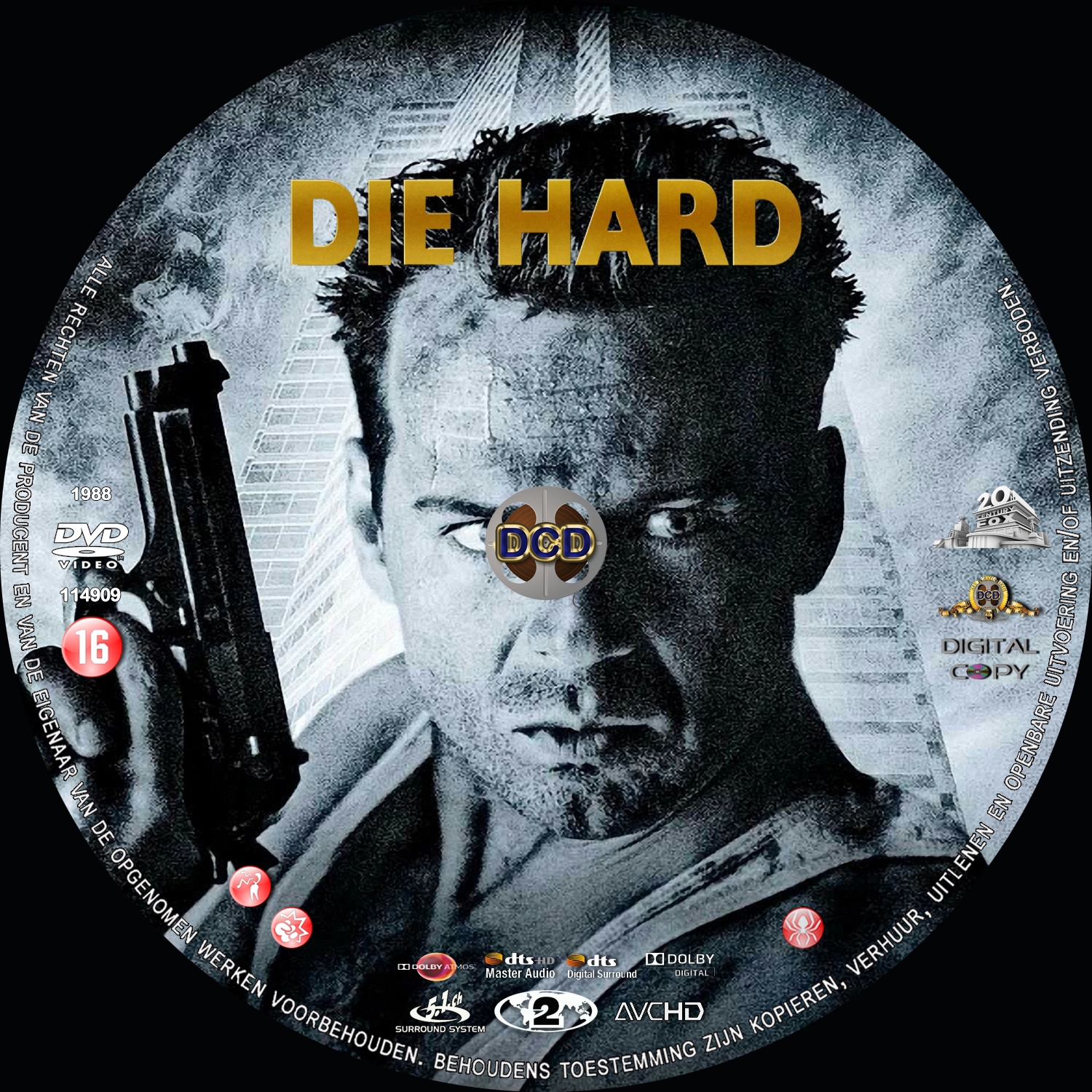 die hard 1 (1988) DVD Cover CD | DVD Covers | Cover Century | Over 1. ...