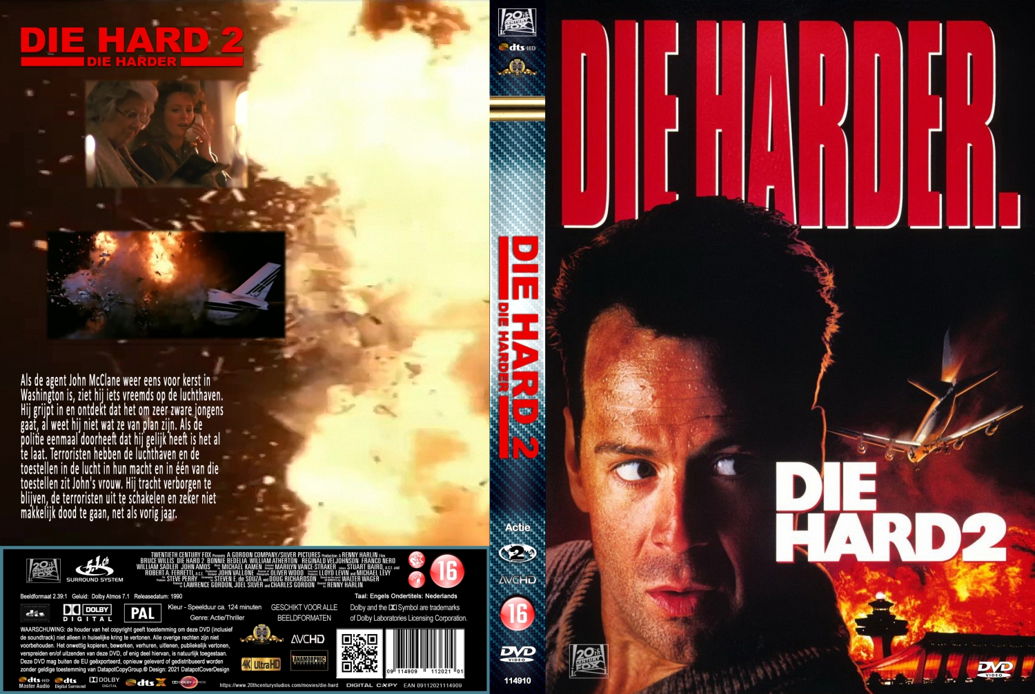 die hard 2 (1990) DVD Cover | DVD Covers | Cover Century | Over 1.000. ...