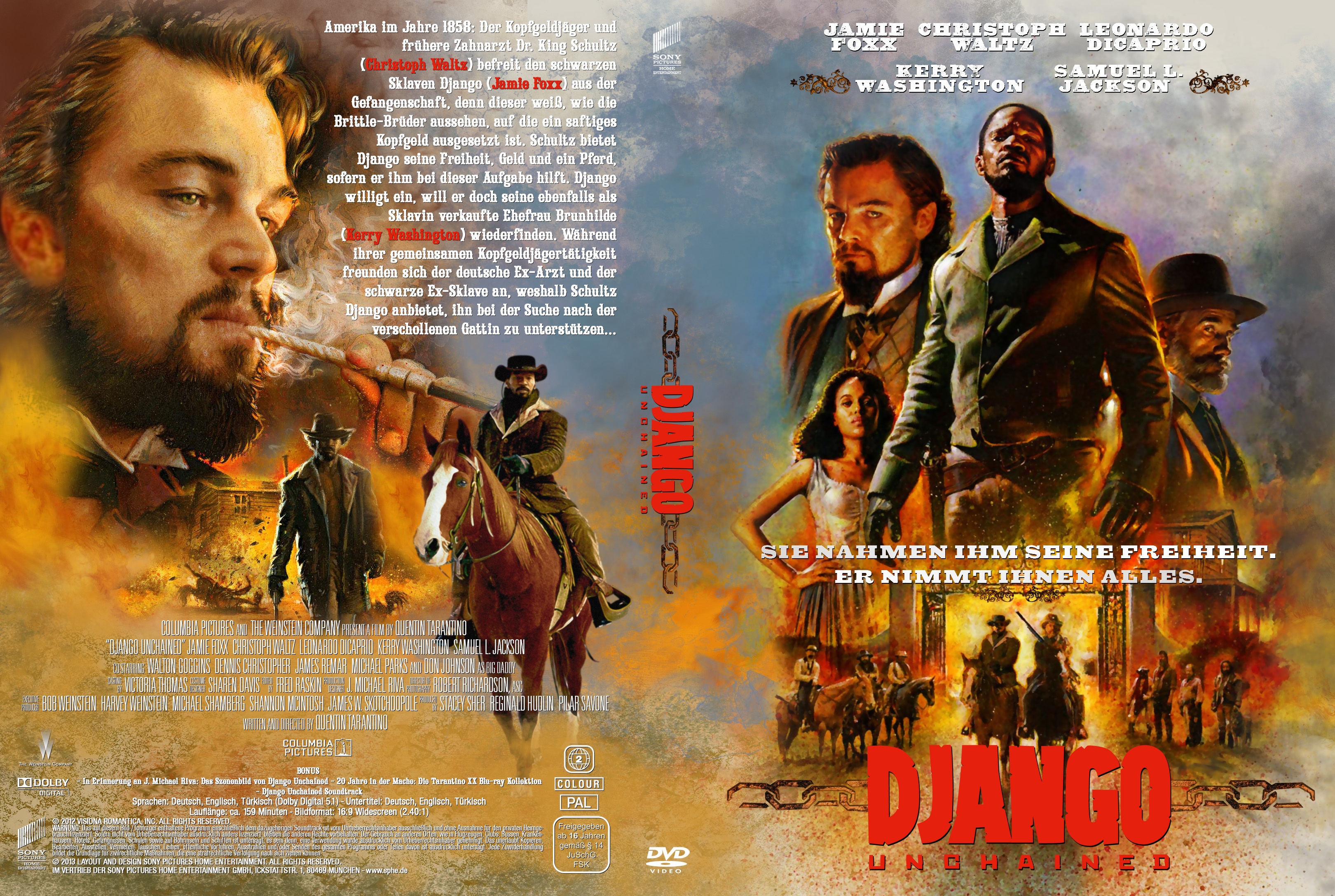 Django Unchained Version 2 Dvd Covers Cover Century Over 500 000 Album Art Covers For Free