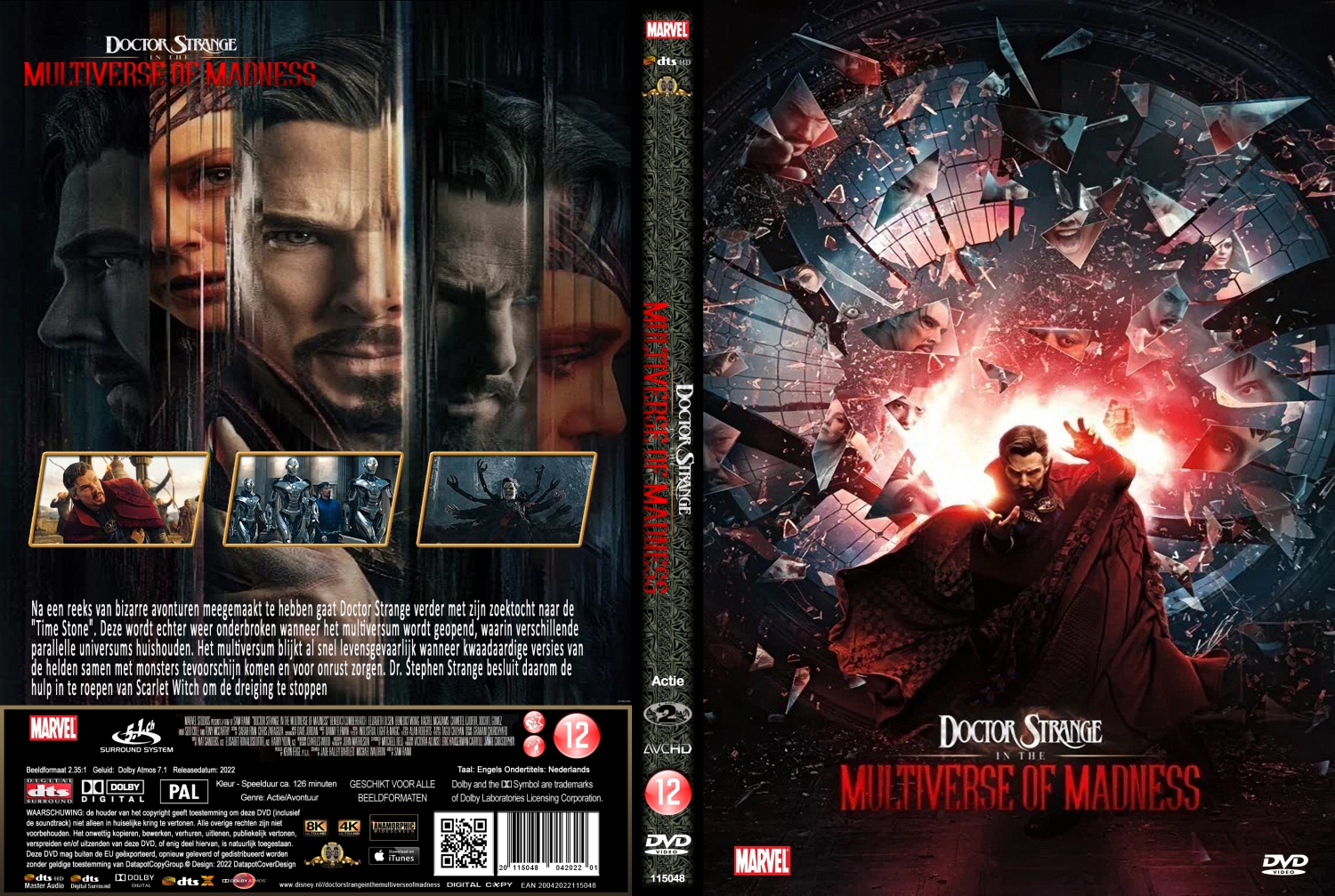 Doctor Strange In The Multiverse Of Madness 2022 Dvd Cover Dvd Covers Cover Century Over 1124