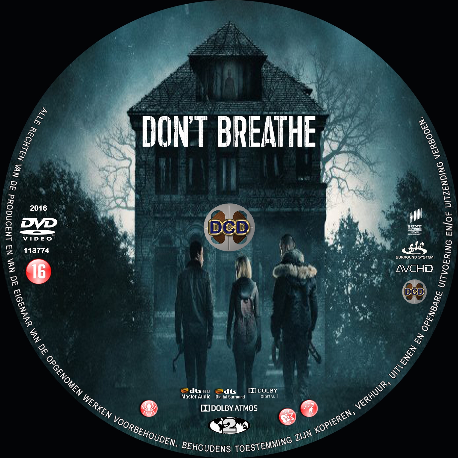 don t breath (2016) DVD Cover CD | DVD Covers | Cover Century | Over 1. ...