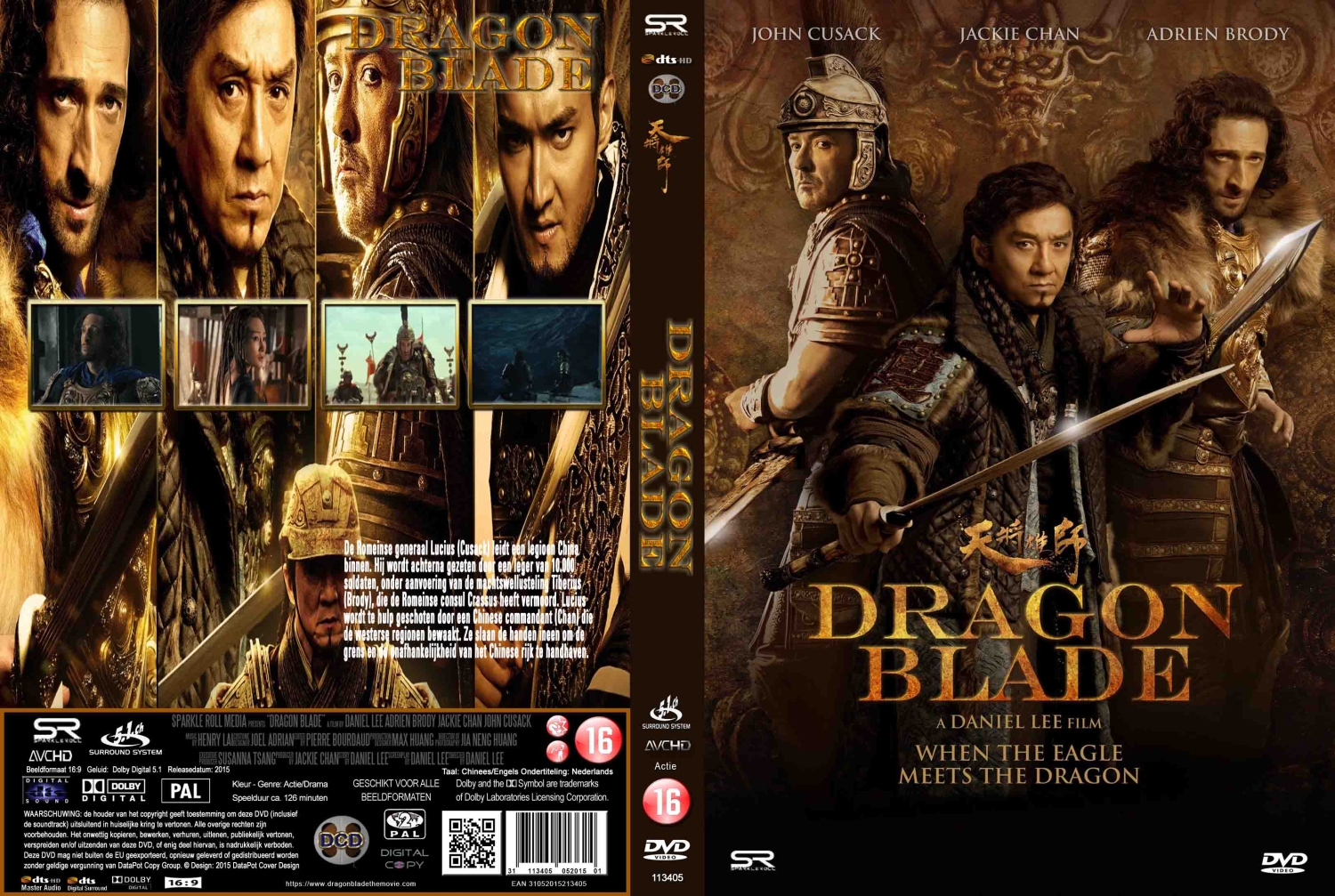 Dragon Blade (2015) Dvd Cover 