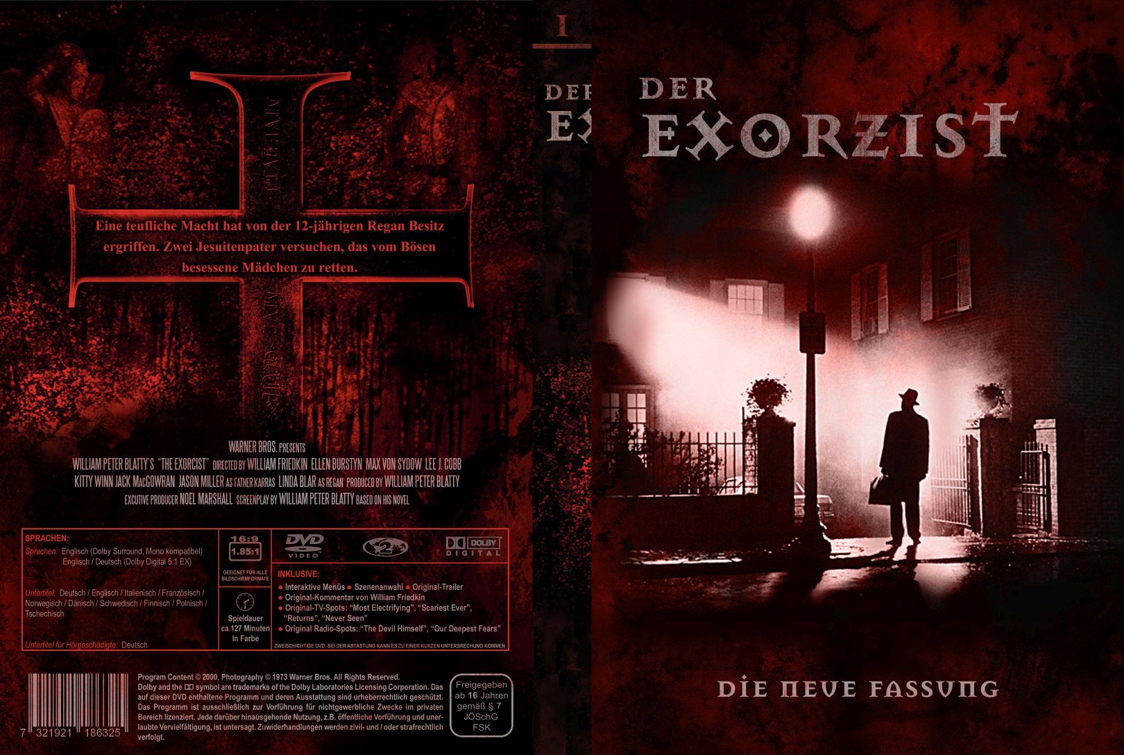 Exorzist 1 Die Neue Fassung Version 2 Dvd Covers Cover Century Over 1000000 Album Art 