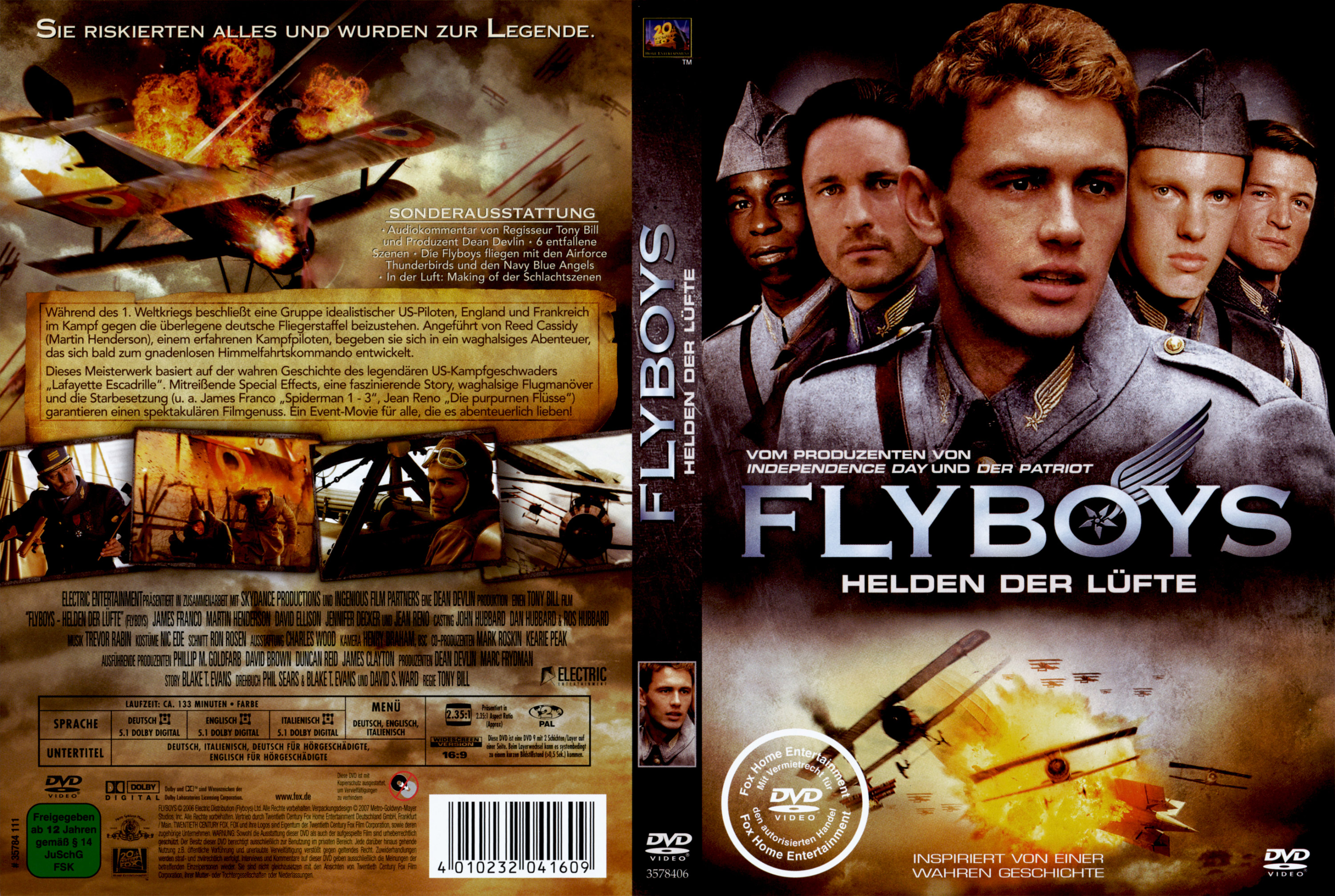 Flyboys Helden der Lufte | DVD Covers | Cover Century | Over 1.000.000 ...