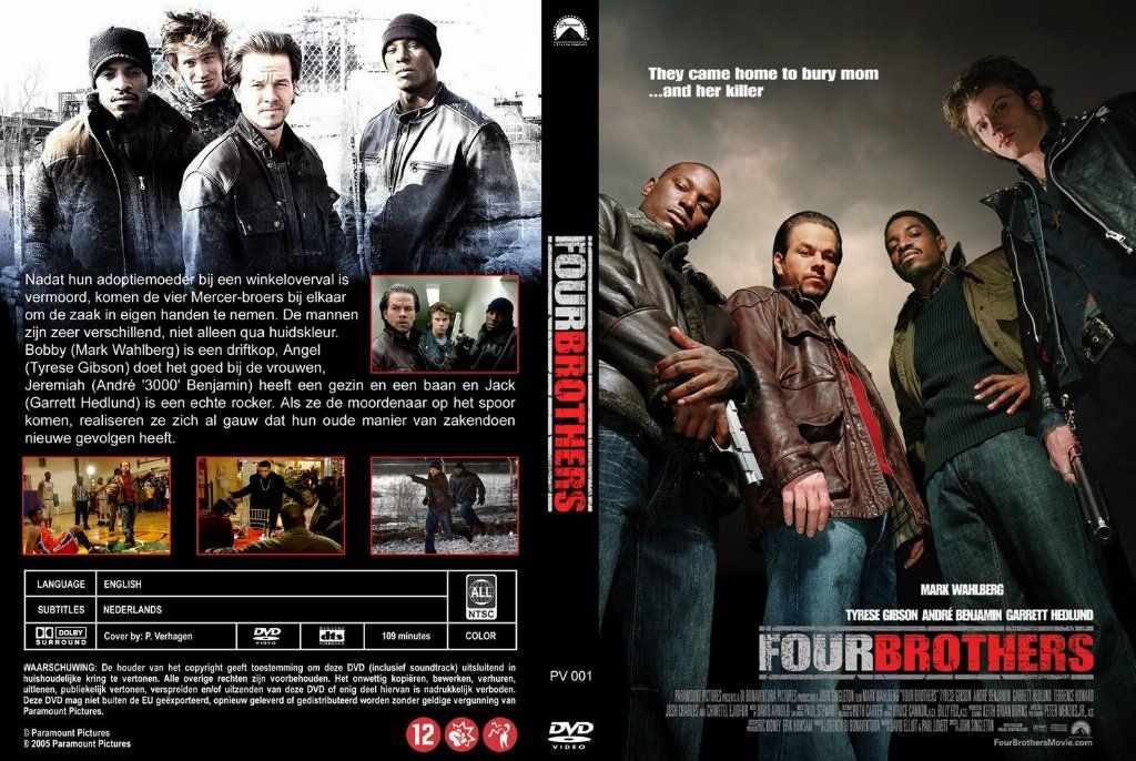 Four Brothers DVD NL | DVD Covers | Cover Century | Over 1.000.000 ...