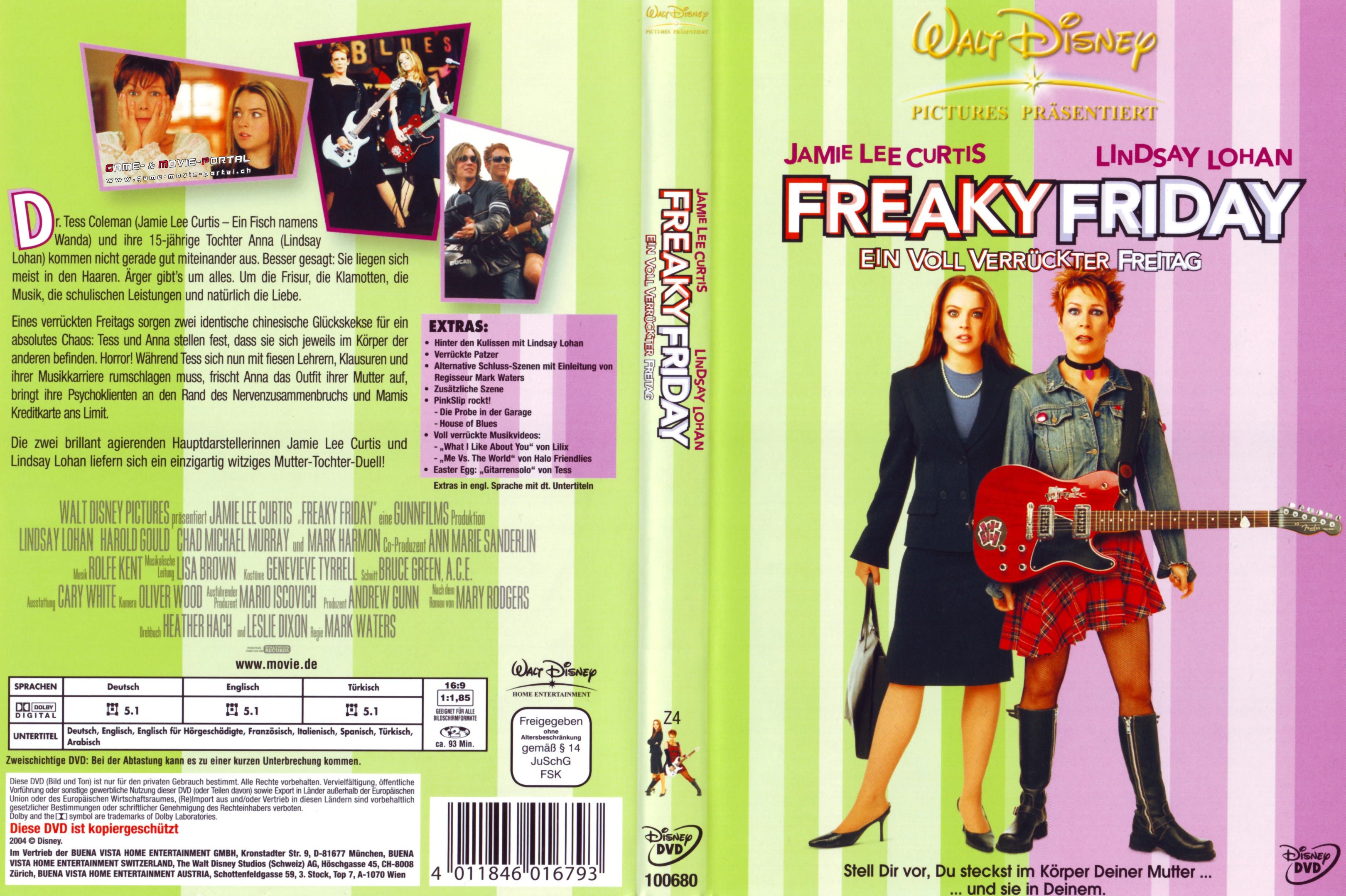 Freaky Friday DVD Covers Cover Century Over 1.000.000 Album Art