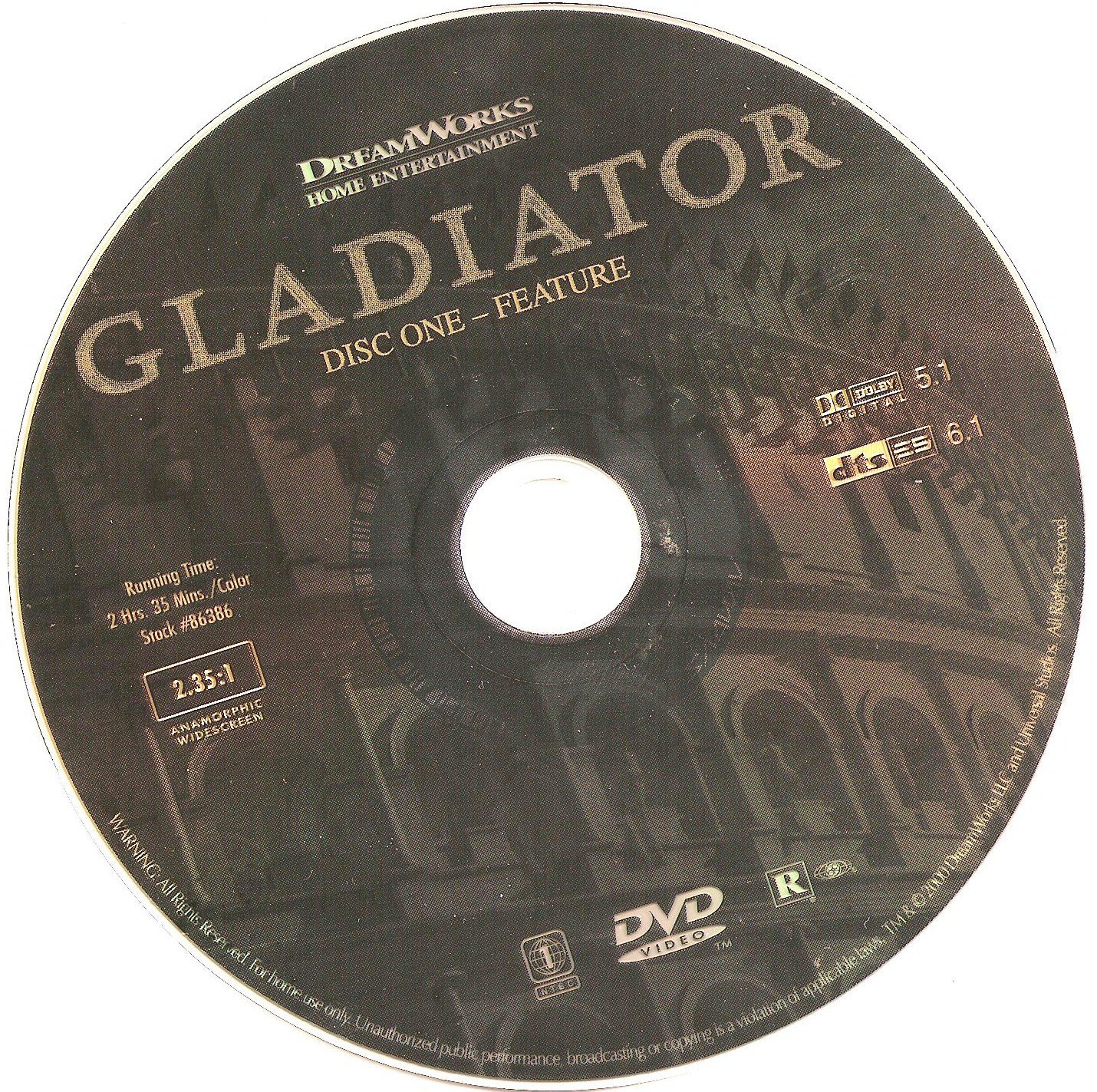 Gladiator 2000 WS R1 | DVD Covers | Cover Century | Over 1.000.000 ...