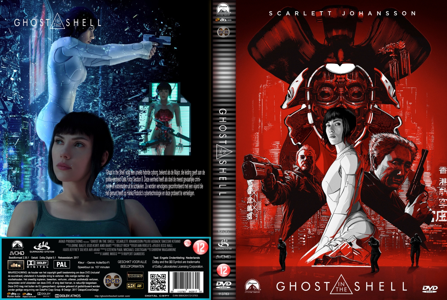 ghost in the shell 2017 DVD Cover DVD Covers Cover Century