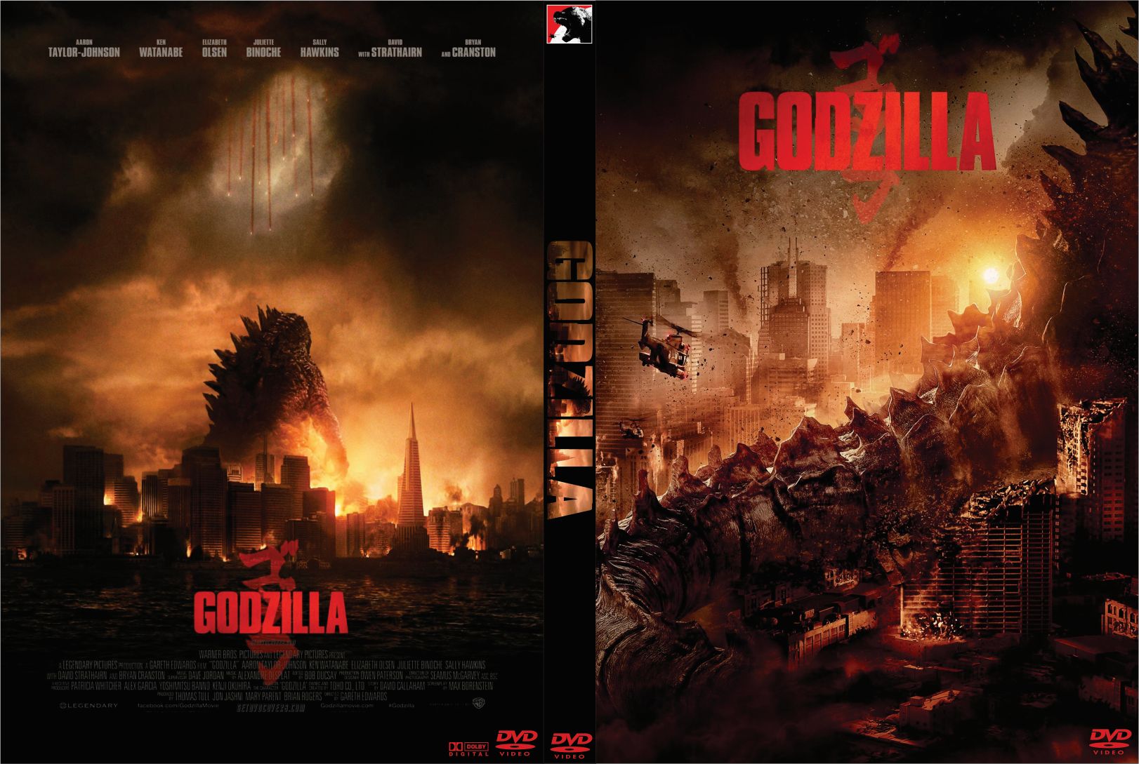 godzilla 2014 custom front | DVD Covers | Cover Century | Over 1.000. ...