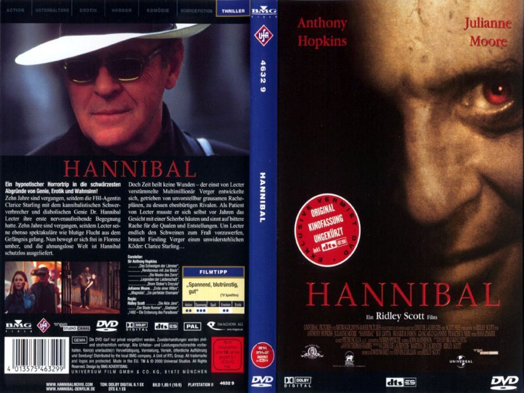 Hannibal DVD DE | DVD Covers | Cover Century | Over 1.000.000 Album Art ...