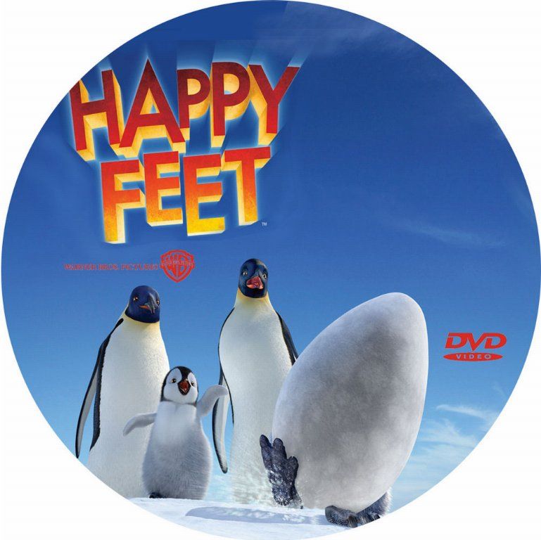 Happy Feet DVD Cd CUSTOM2 | DVD Covers | Cover Century | Over 1.000.000 ...