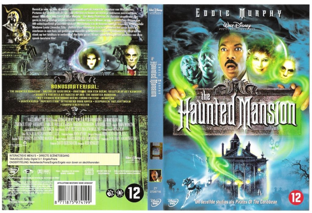 Haunted Mansion DVD NL | DVD Covers | Cover Century | Over 1.000.000 ...