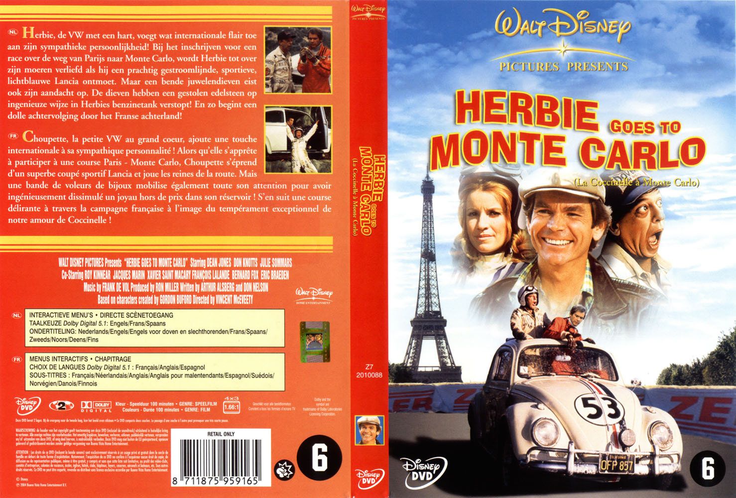 Herbie Goes To Monte Carlo Misc Dvd Dvd Covers Cover Century Over 500 000 Album Art Covers For Free