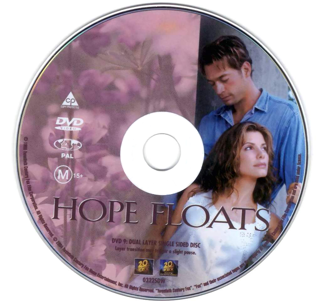 Hope Floats 1998 Disc Label DVD Covers Cover Century Over 1.000.