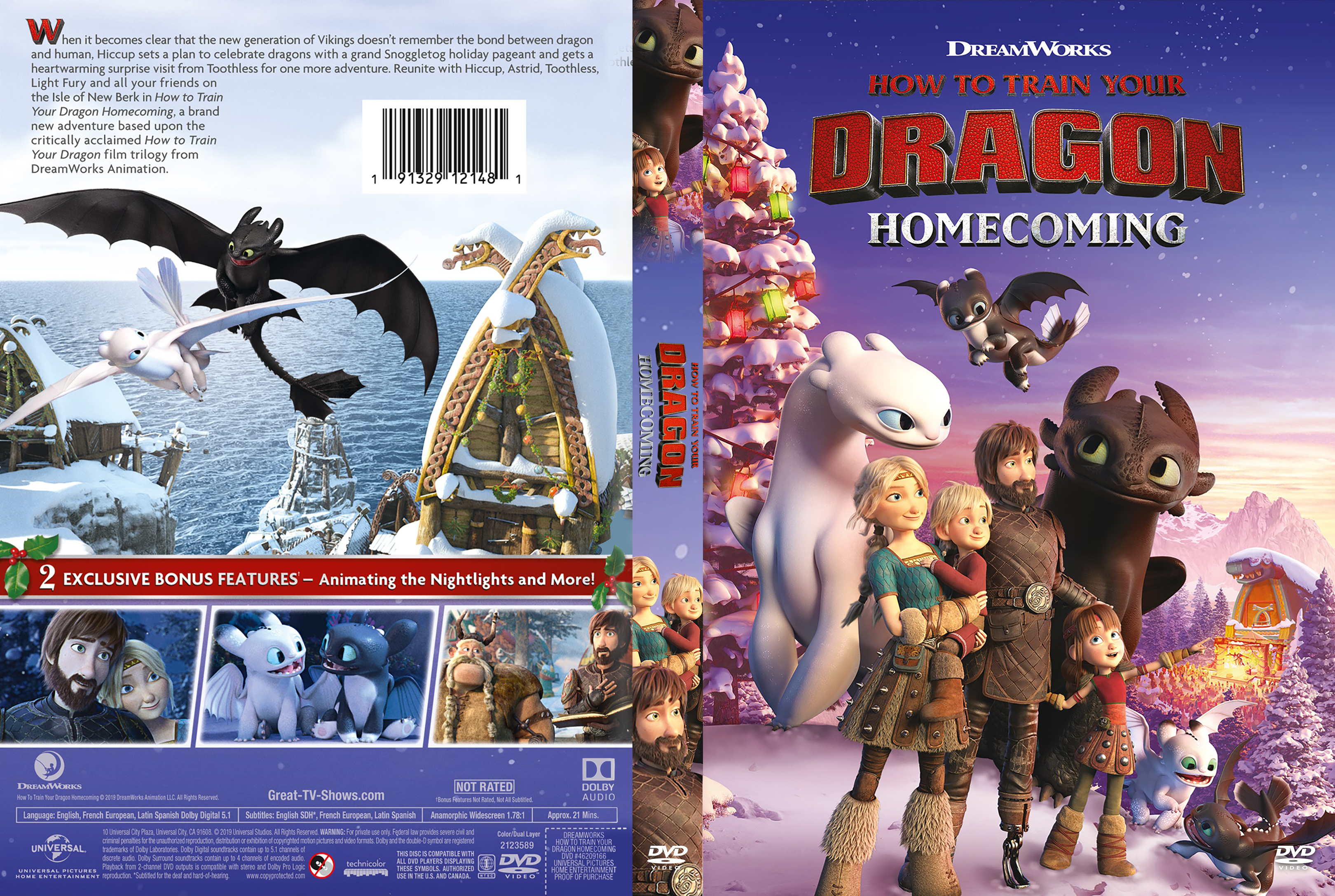 How To Train Your Dragon Homecoming (2019) : Front 