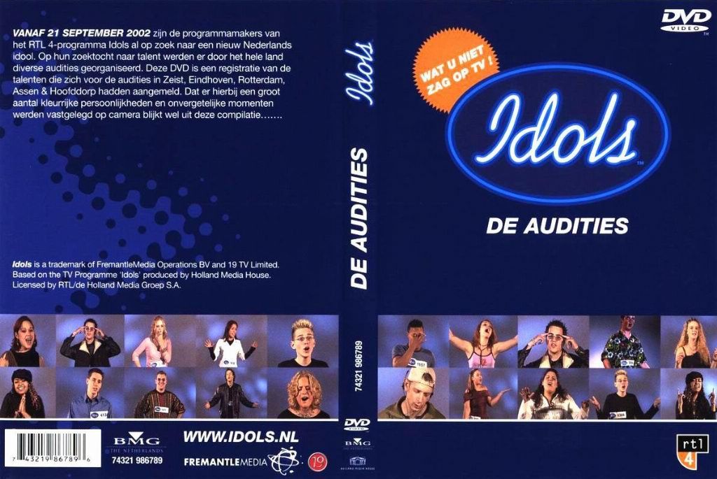 Idols De Audities DVD NL | DVD Covers | Cover Century | Over 1.000.000 ...