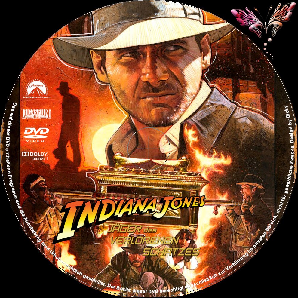 Indiana Jones 1 Jager des verlorenen Schatzes | DVD Covers | Cover ...