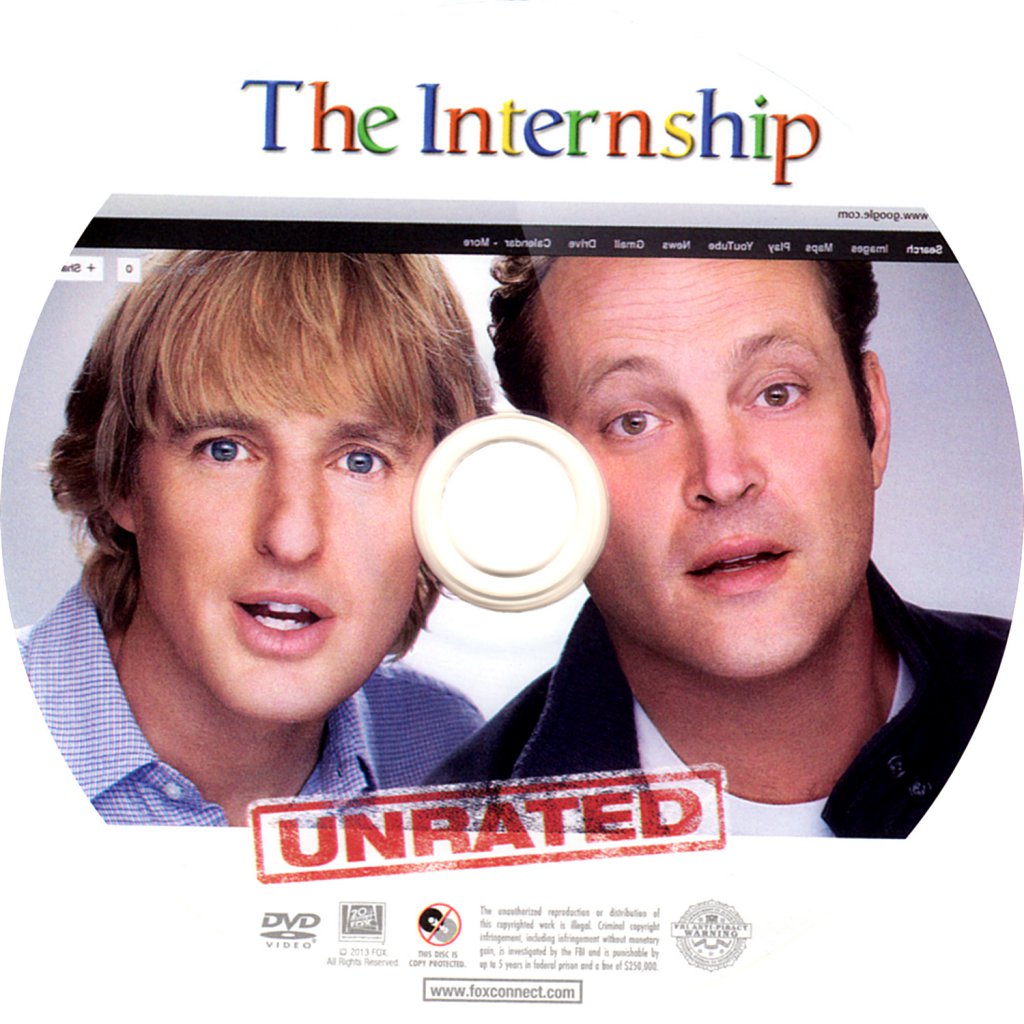 the internship blu ray cover