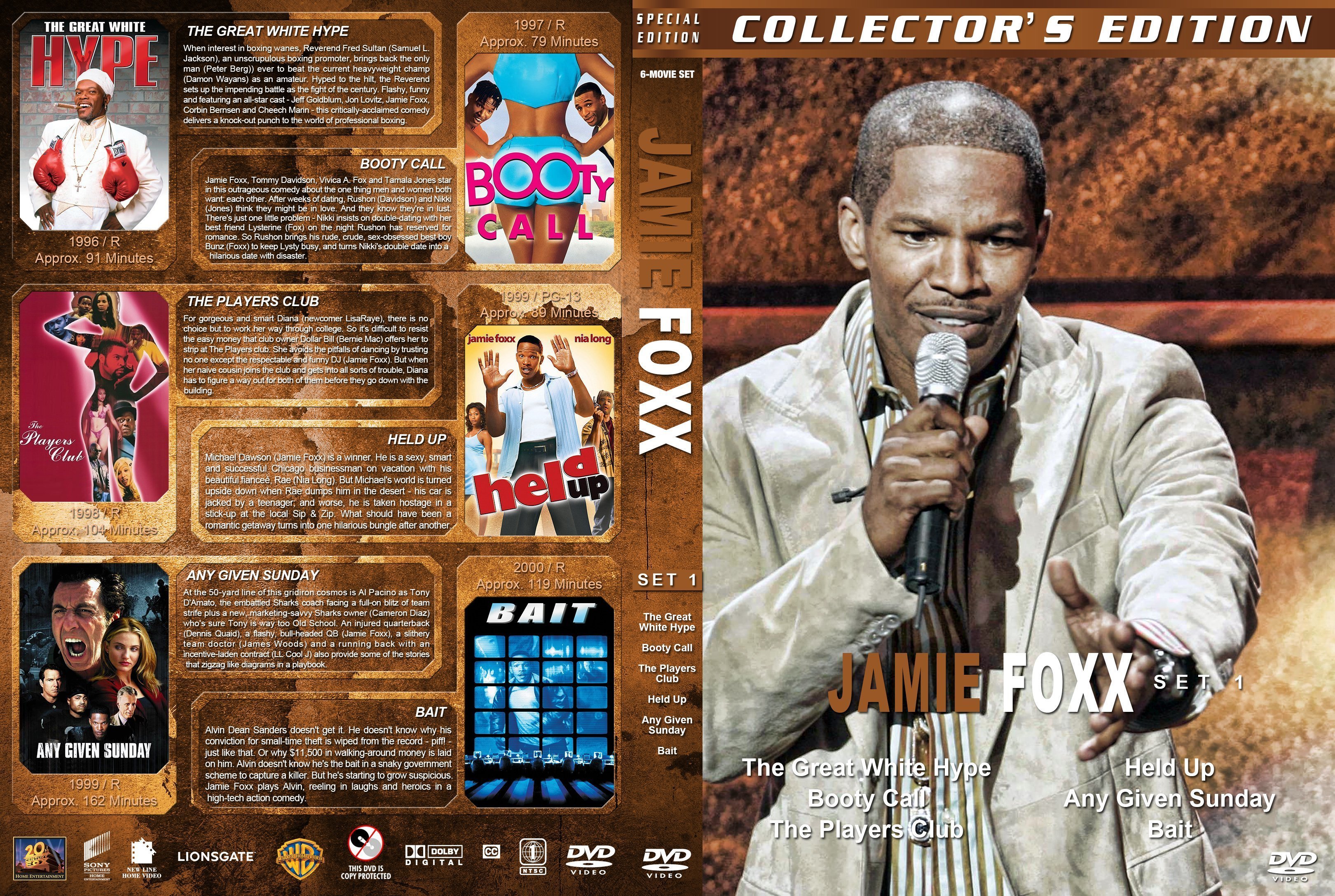 Jamie Foxx Collection Set 1 1996 2000 R1 Cover | DVD Covers | Cover ...