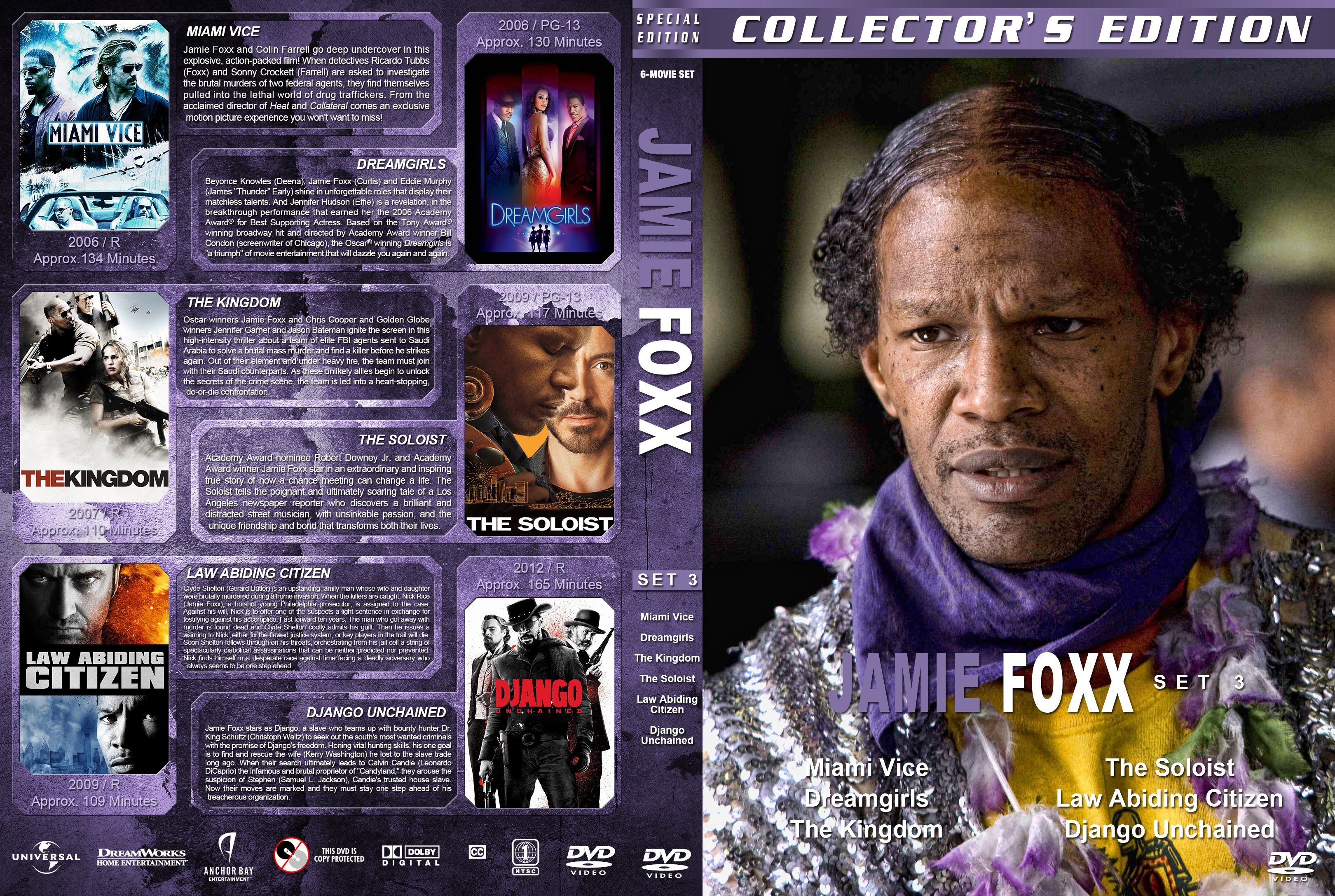 Jamie Foxx Collection Set 3 2006 R1 Cover | DVD Covers | Cover Century ...