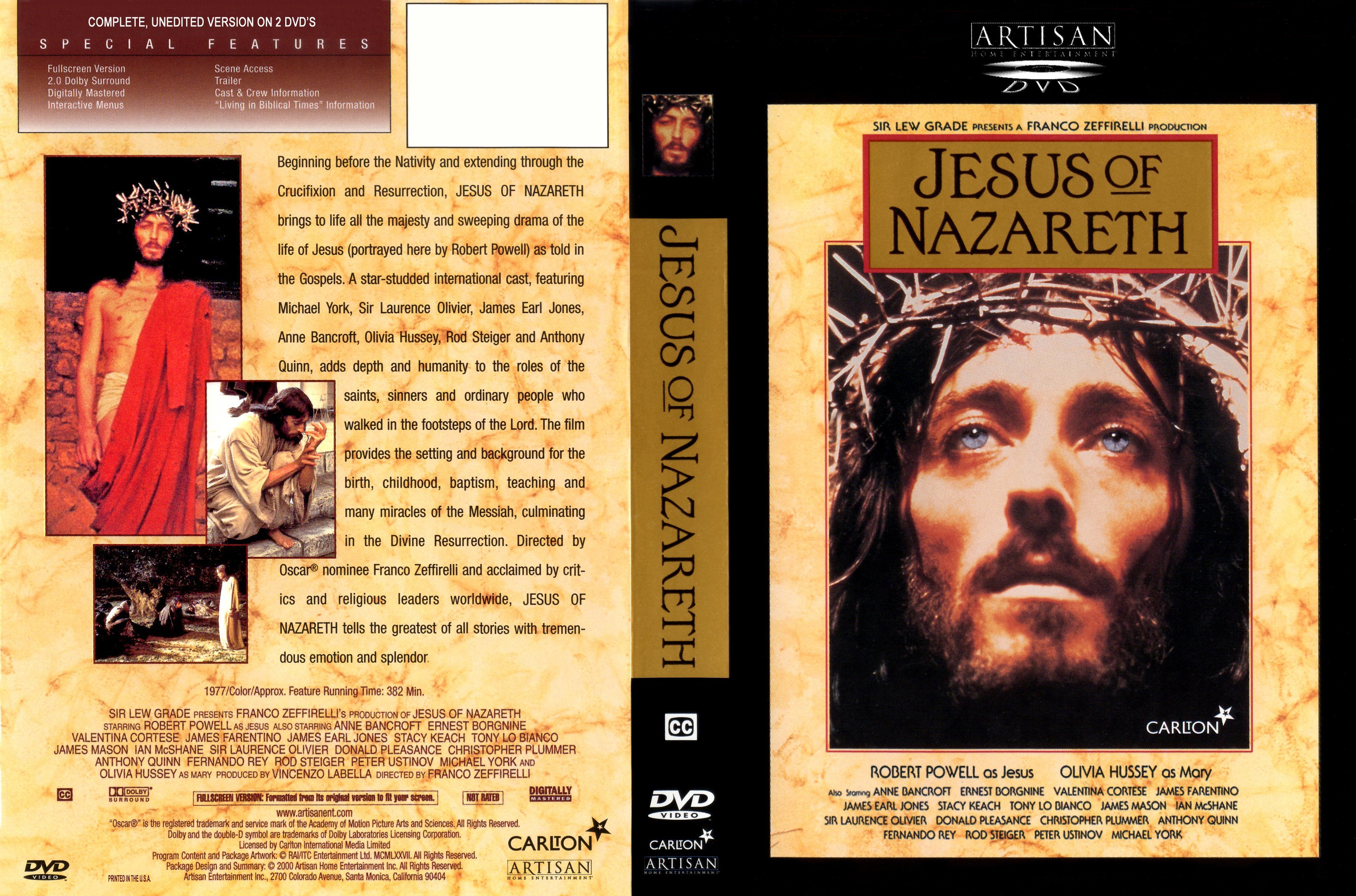 Jesus Of Nazareth 1977 1 | DVD Covers | Cover Century | Over 1.000.000 ...