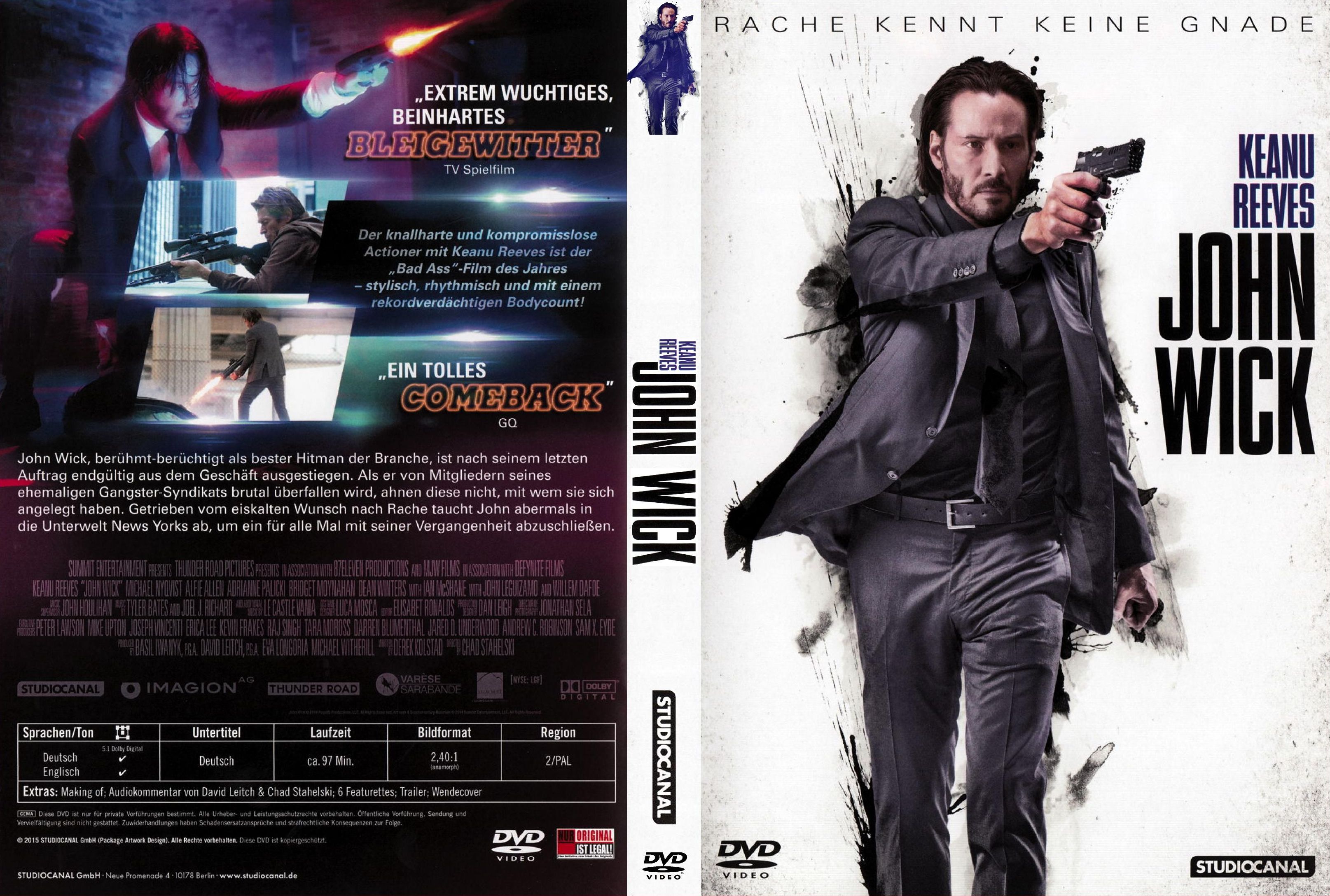 John Wick | DVD Covers | Cover Century | Over 1.000.000 Album Art ...