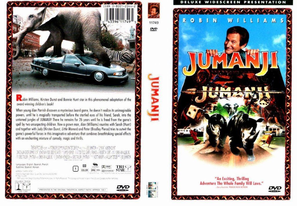 Jumanji DVD US | DVD Covers | Cover Century | Over 1.000.000 Album Art ...