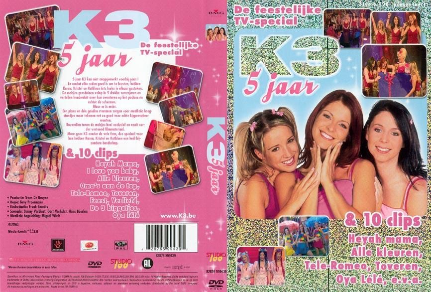K3 5jaar Front DVD Misc | DVD | Cover Century | 1.000.000 Art covers for free