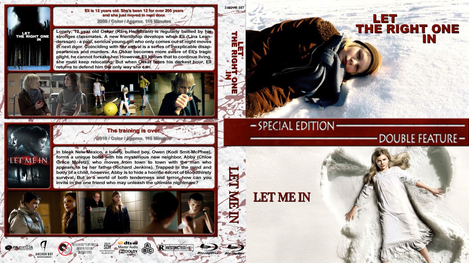 Let The Right One In Double Br Dvd Covers Cover Century Over 500 000 Album Art Covers For Free