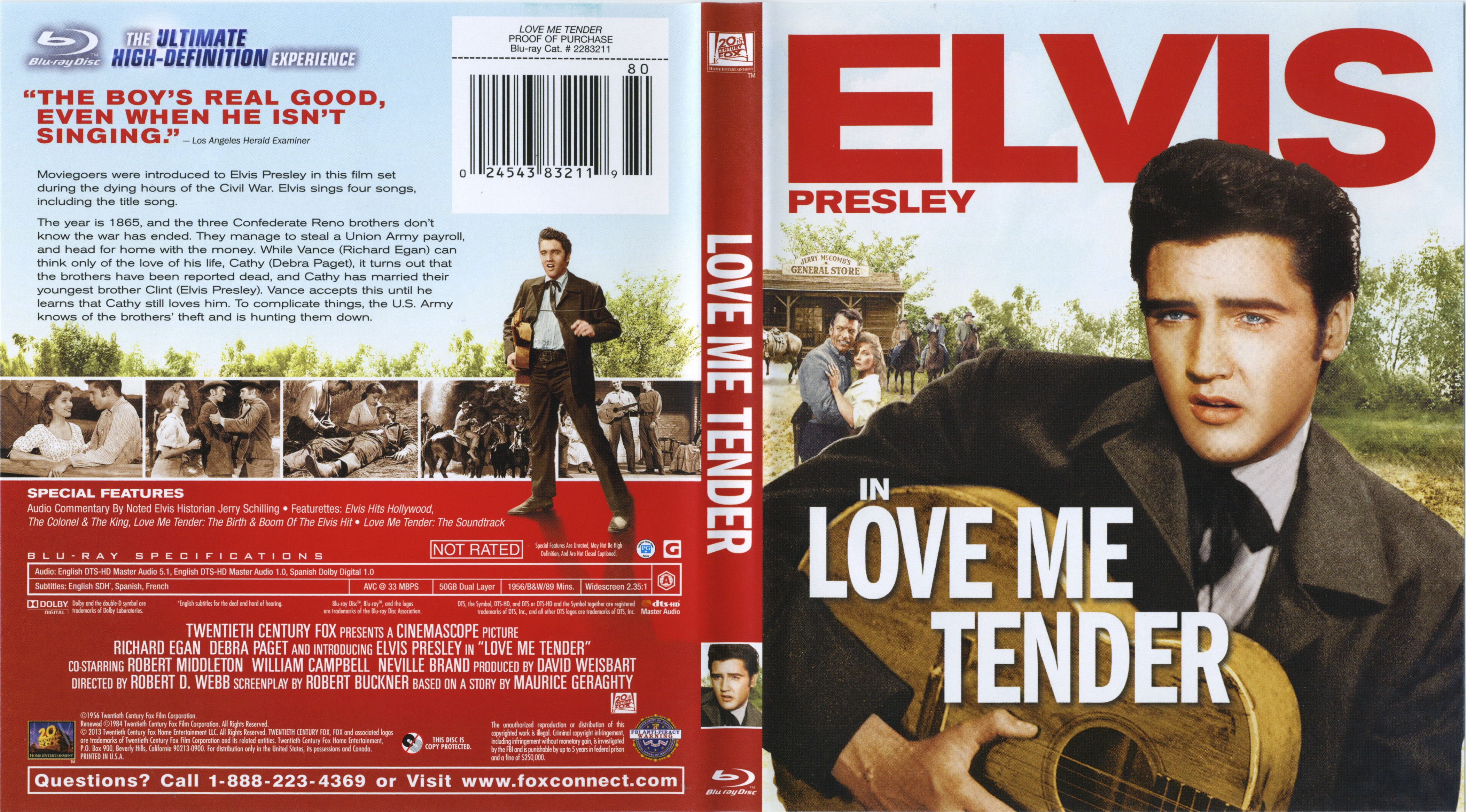 Love Me Tender 1956 | DVD Covers | Cover Century | Over 1.000.000 Album ...