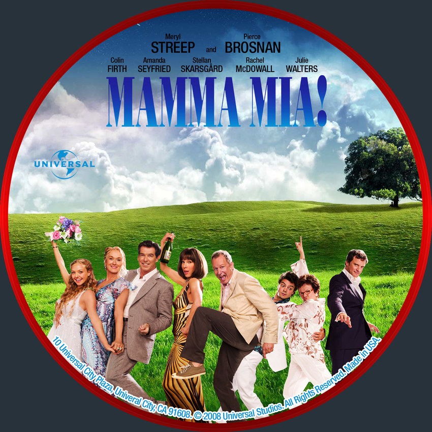 Mamma Mia Custom DVD Label 001 | DVD Covers | Cover Century | Over 1. ...