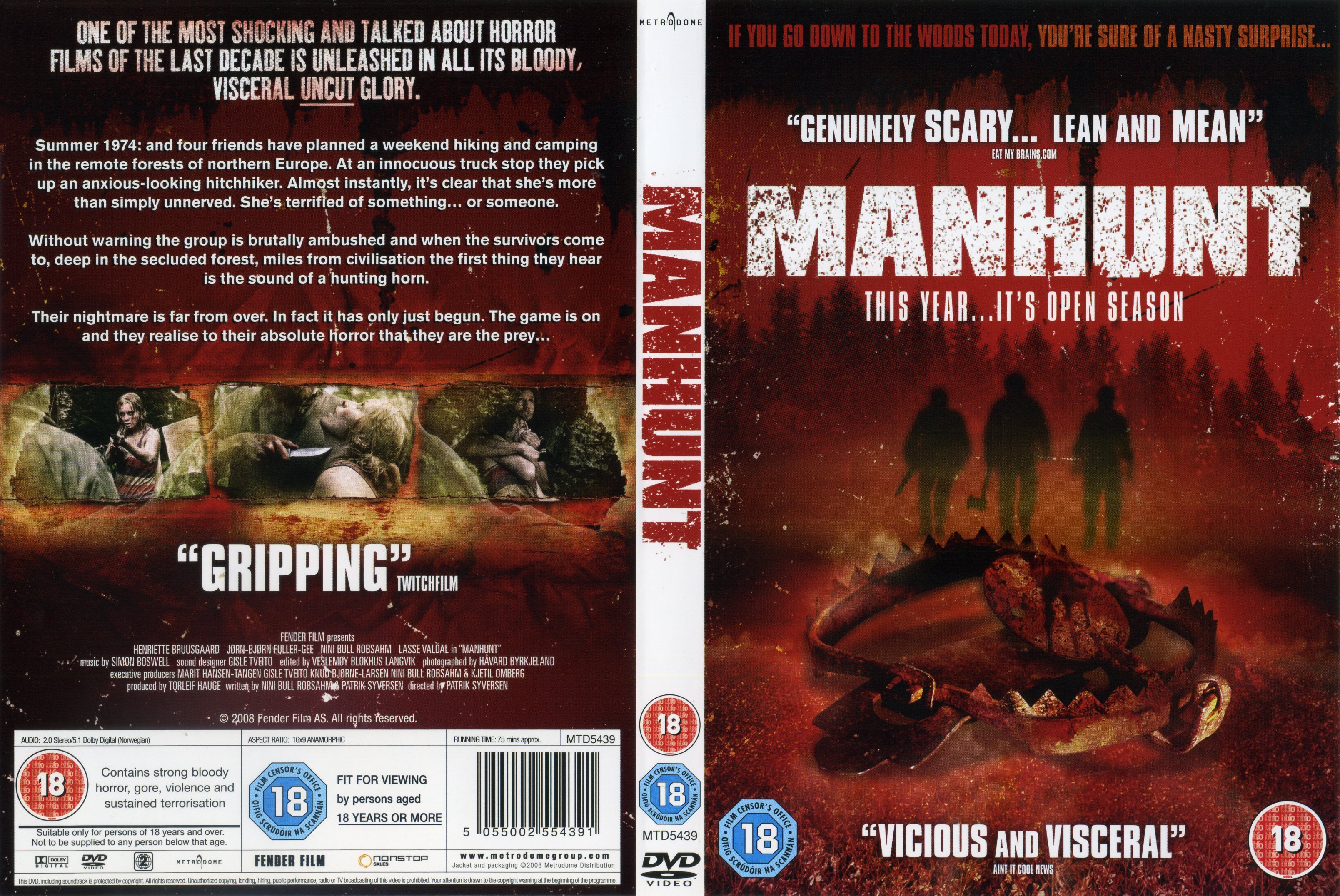 Manhunt 2008 R2 1 | DVD Covers | Cover Century | Over 1.000.000 Album ...