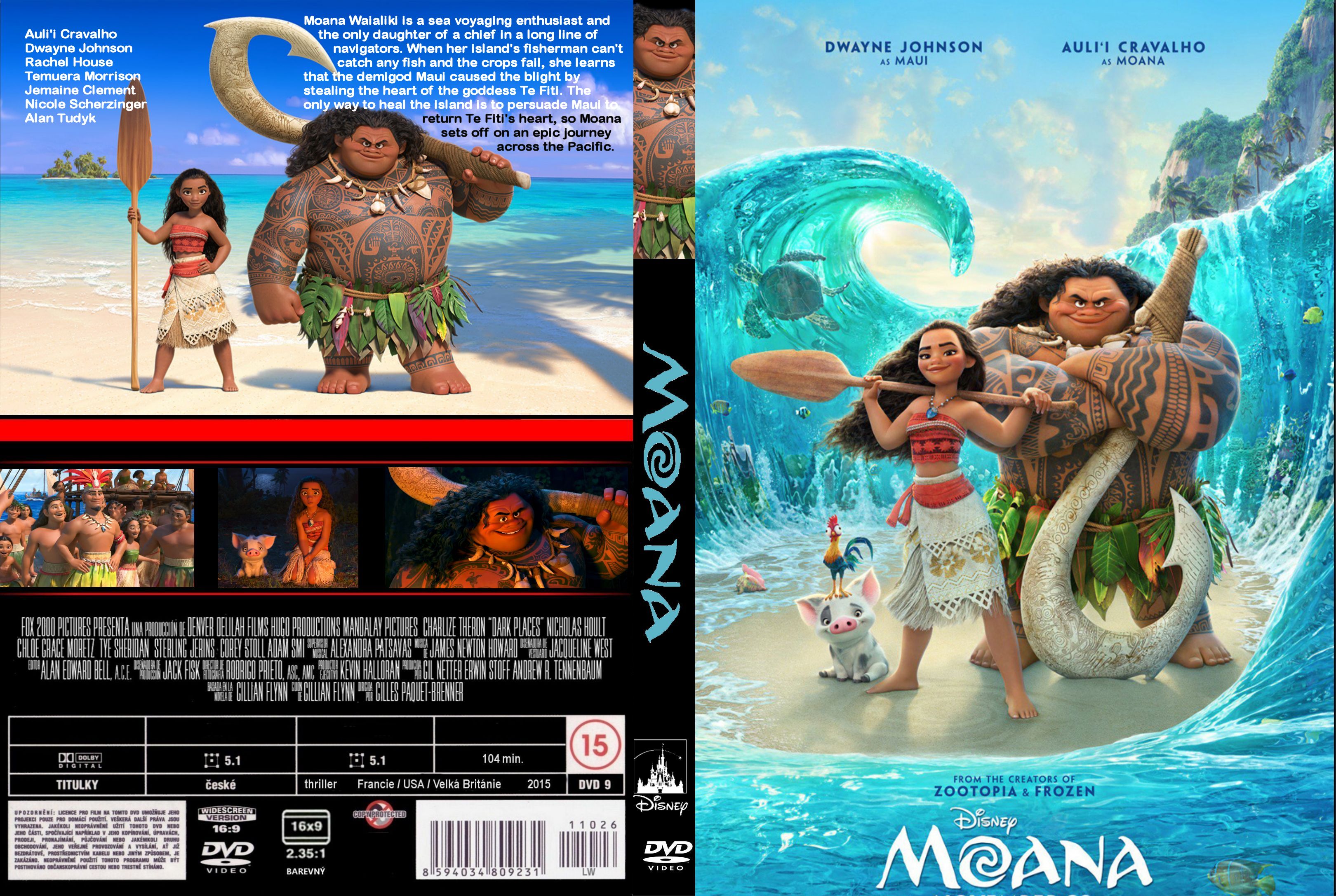 Moana 2016 R0 Cover label 1 | DVD Covers | Cover Century | Over 1.000. ...