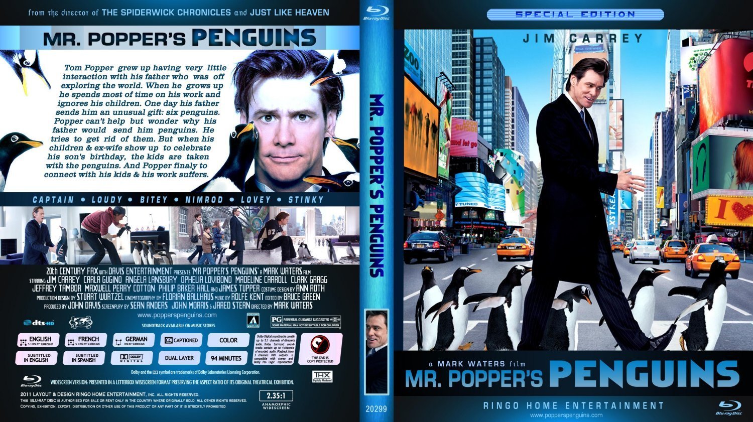 Mr Popper S Penguins | DVD Covers | Cover Century | Over 1.000.000 ...