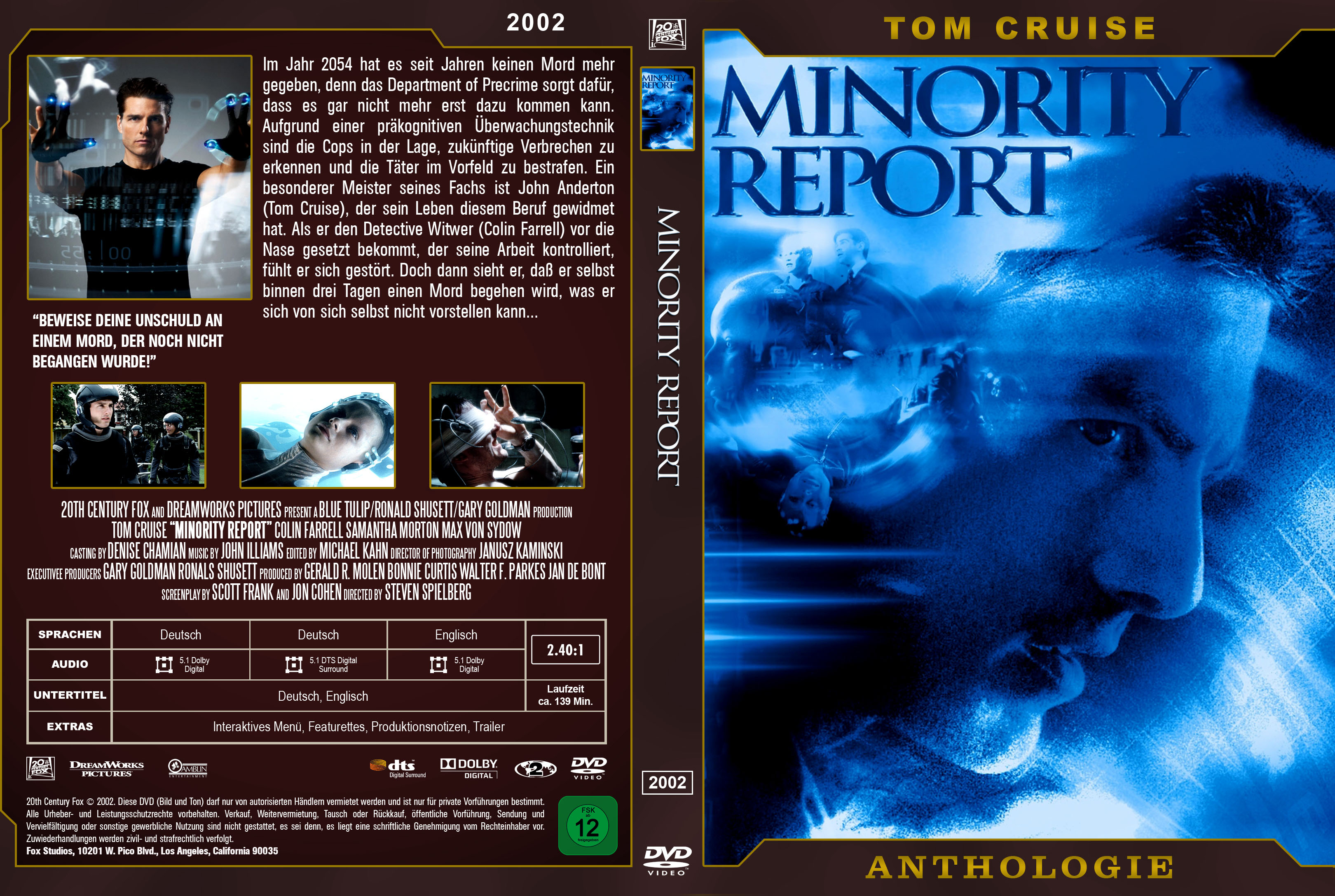 minority report movie script