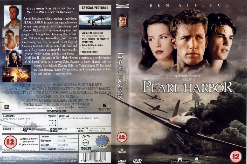 Pearl Harbor DVD US | DVD Covers | Cover Century | Over 1.000.000 Album ...