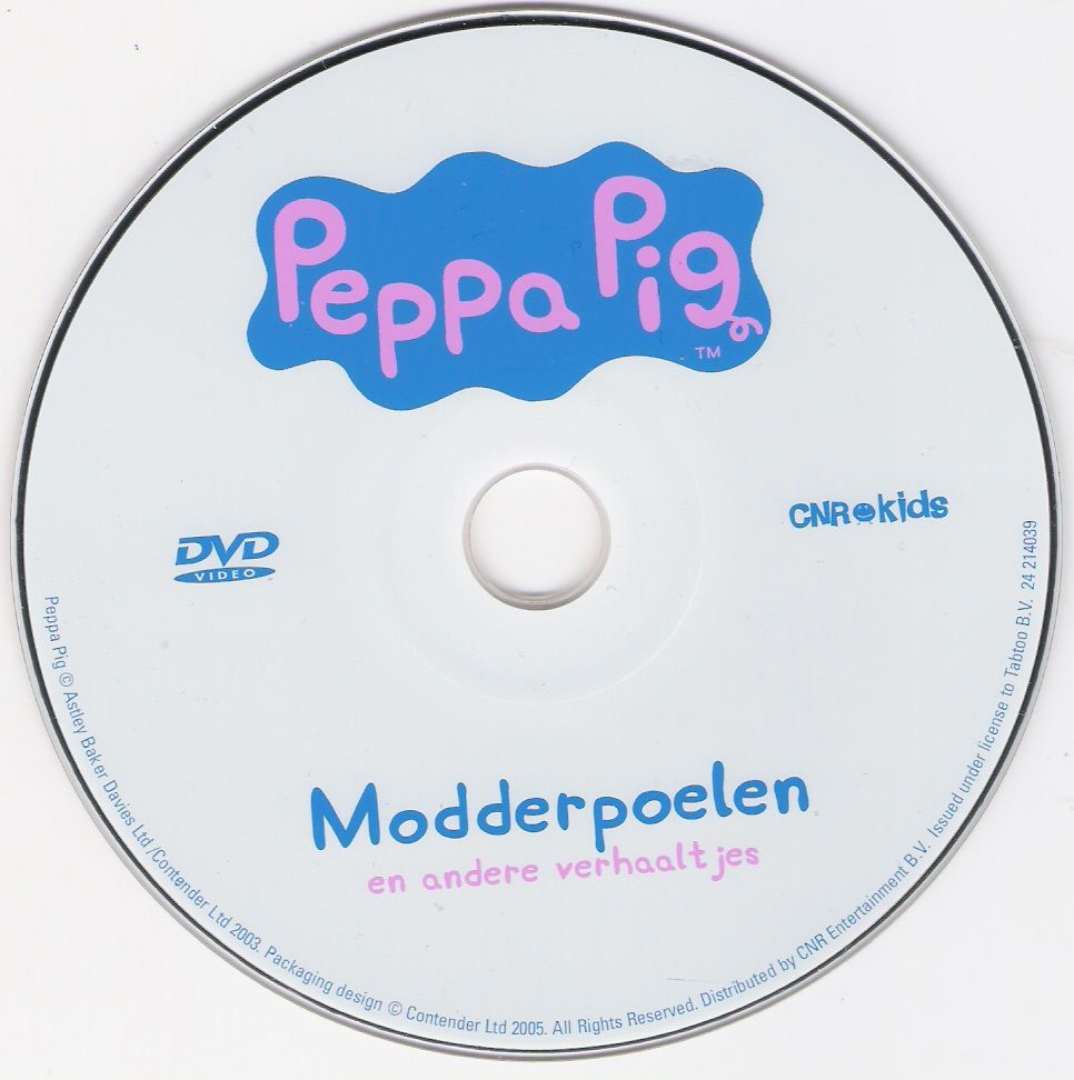 Peppa Pig Modderpoelen DVD CD | DVD Covers | Cover Century | Over