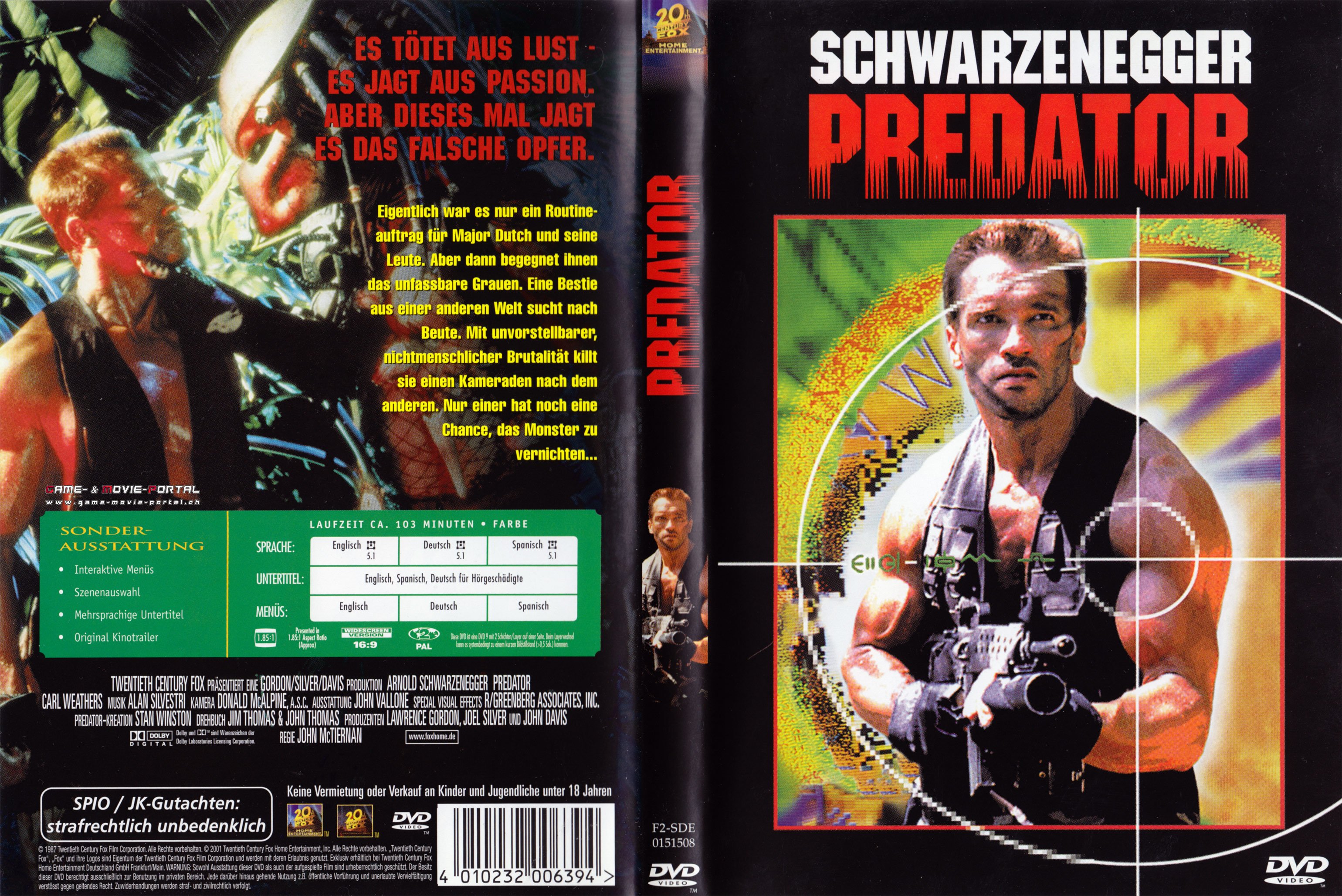 Predator | DVD Covers | Cover Century | Over 1.000.000 Album Art covers ...