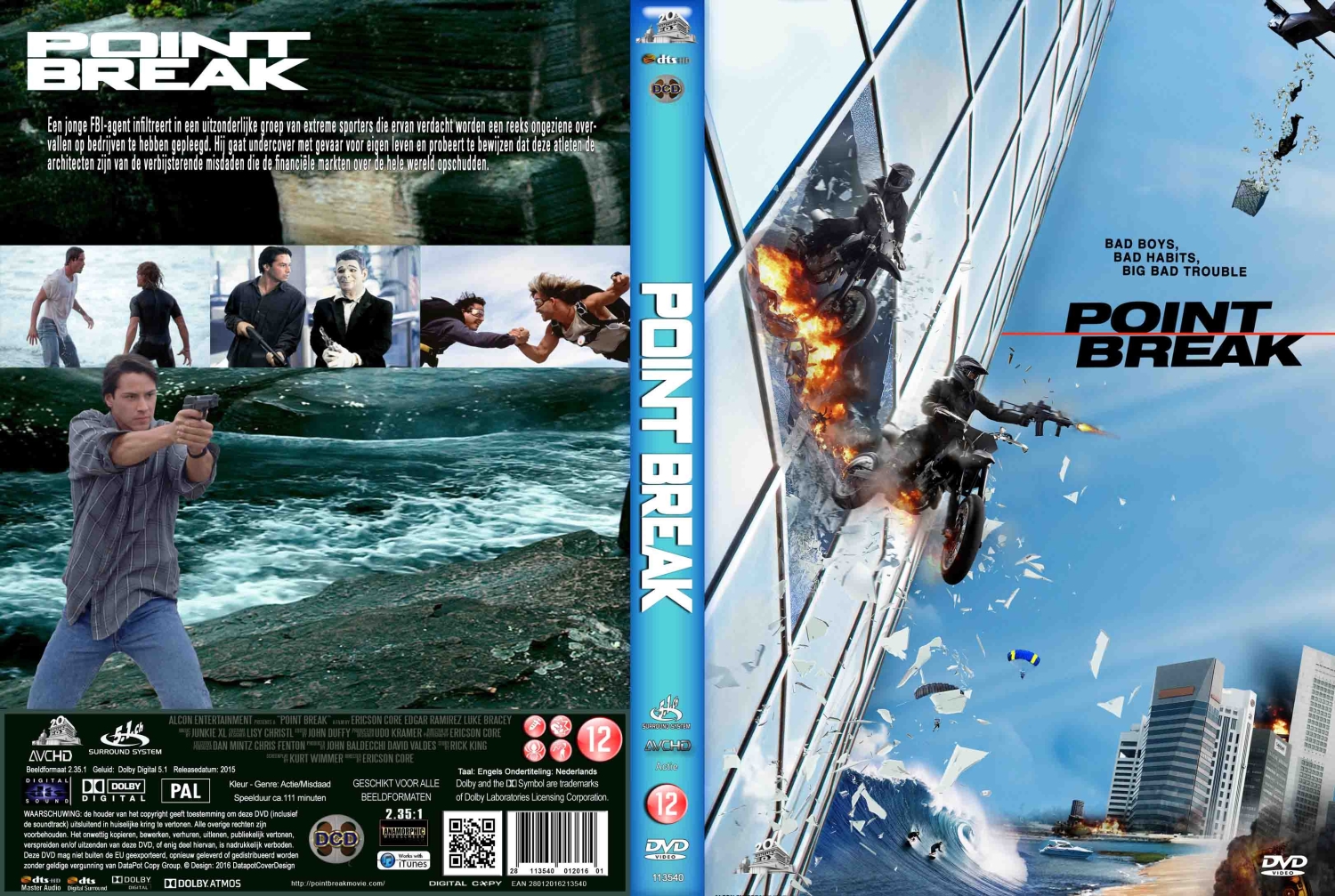 point break (2015) DVD Cover | DVD Covers | Cover Century | Over 1.000. ...