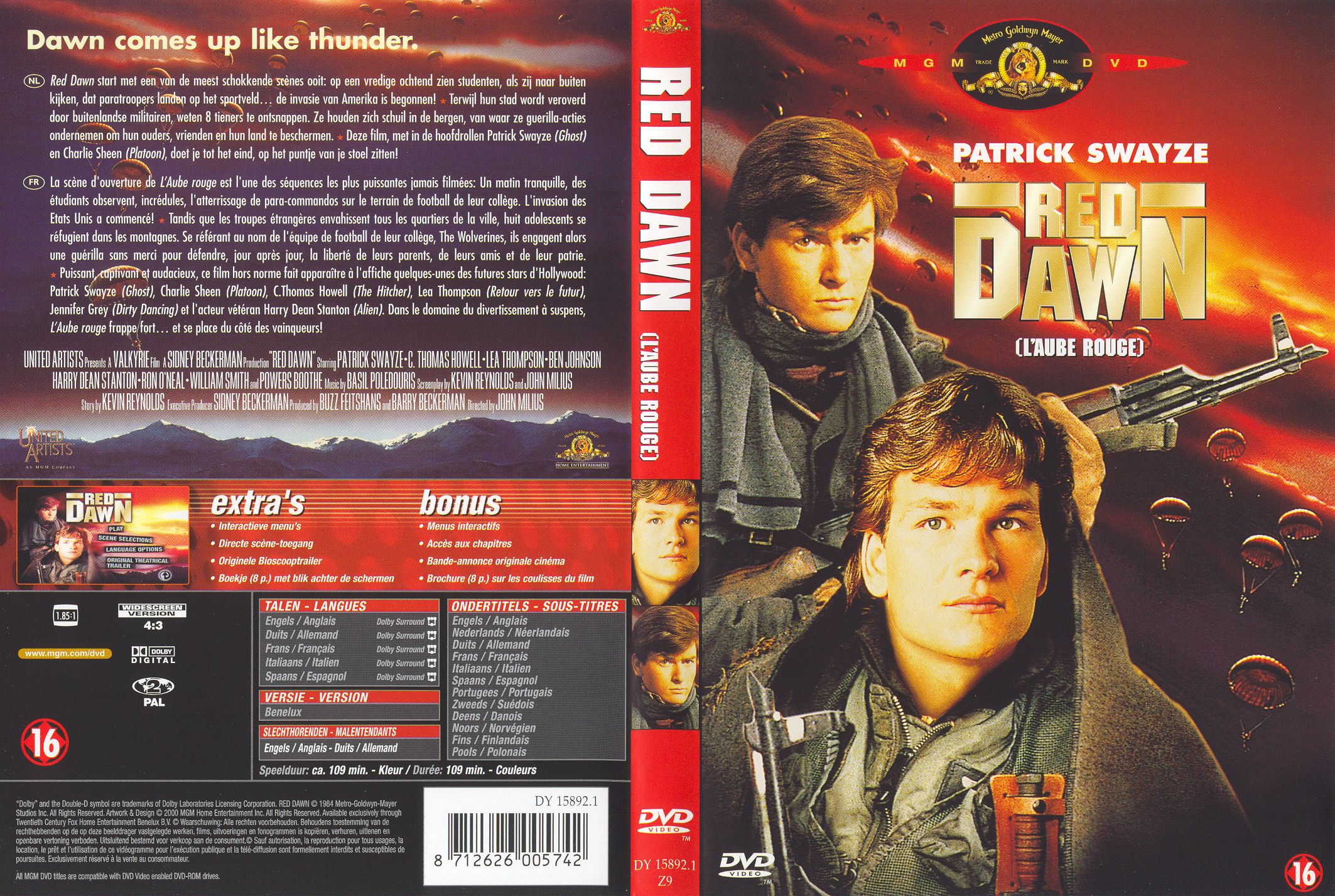 Red Dawn Pal Misc Dvd | DVD Covers | Cover Century | Over 1.000.000 ...