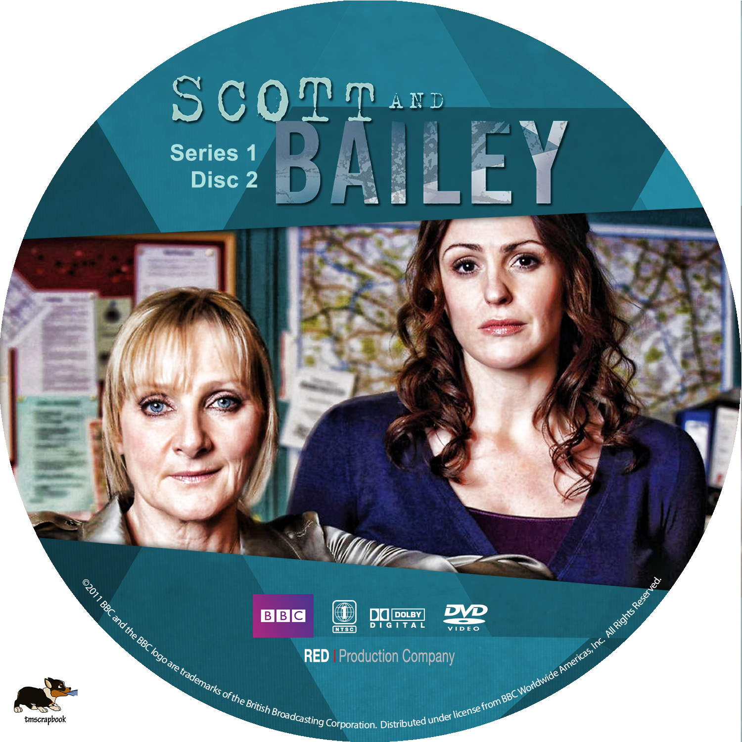 Scott and Bailey S1 D2 | DVD Covers | Cover Century | Over 1.000.000 ...