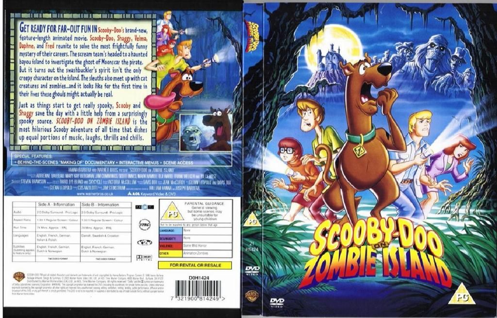  Scooby  Doo  On Zombie Island DVD  US DVD  Covers Cover 